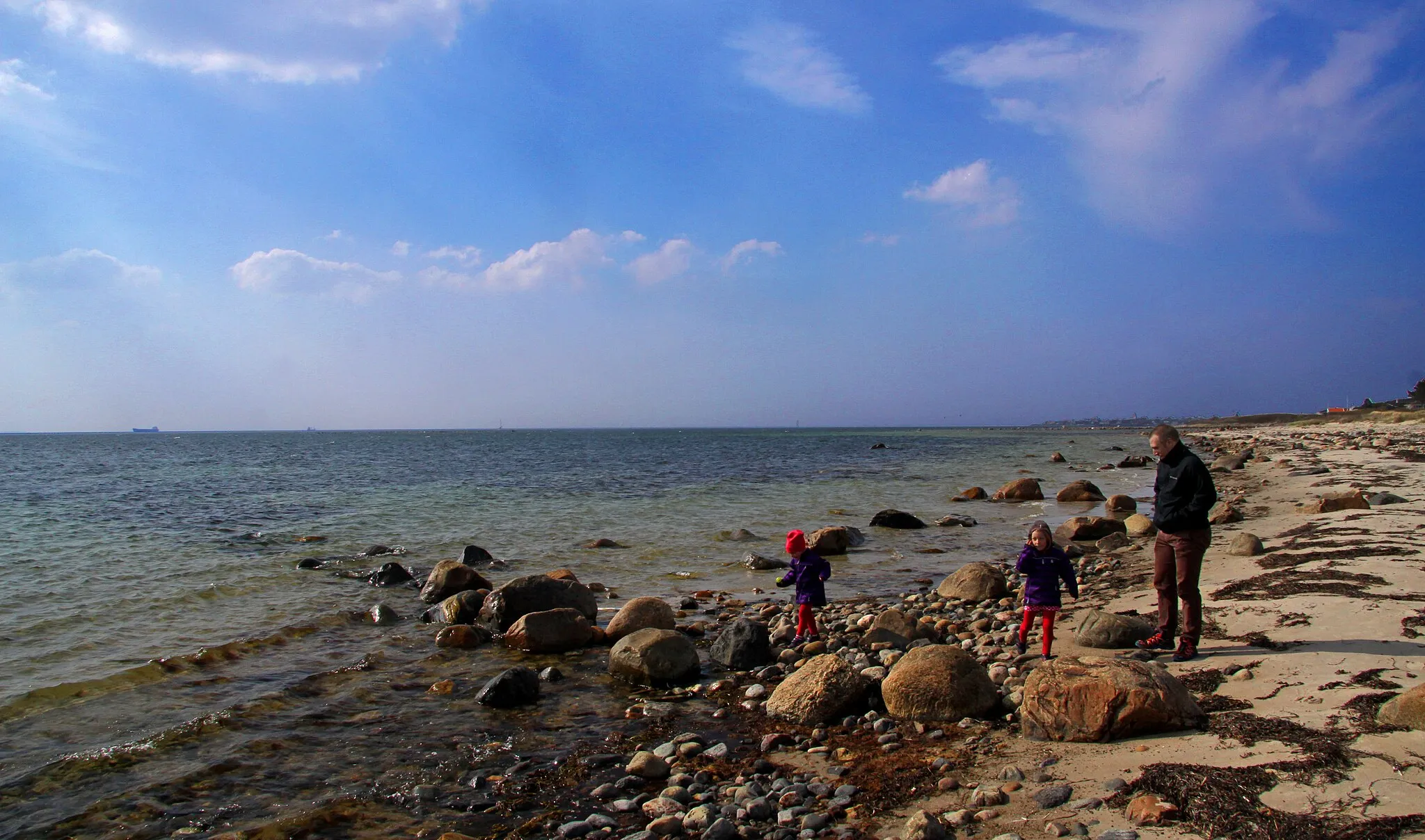 Photo showing: Domsten. På stranden.