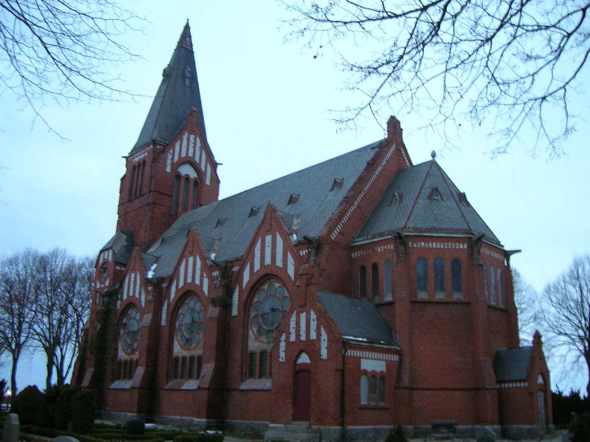 Photo showing: Maglarps nya kyrka