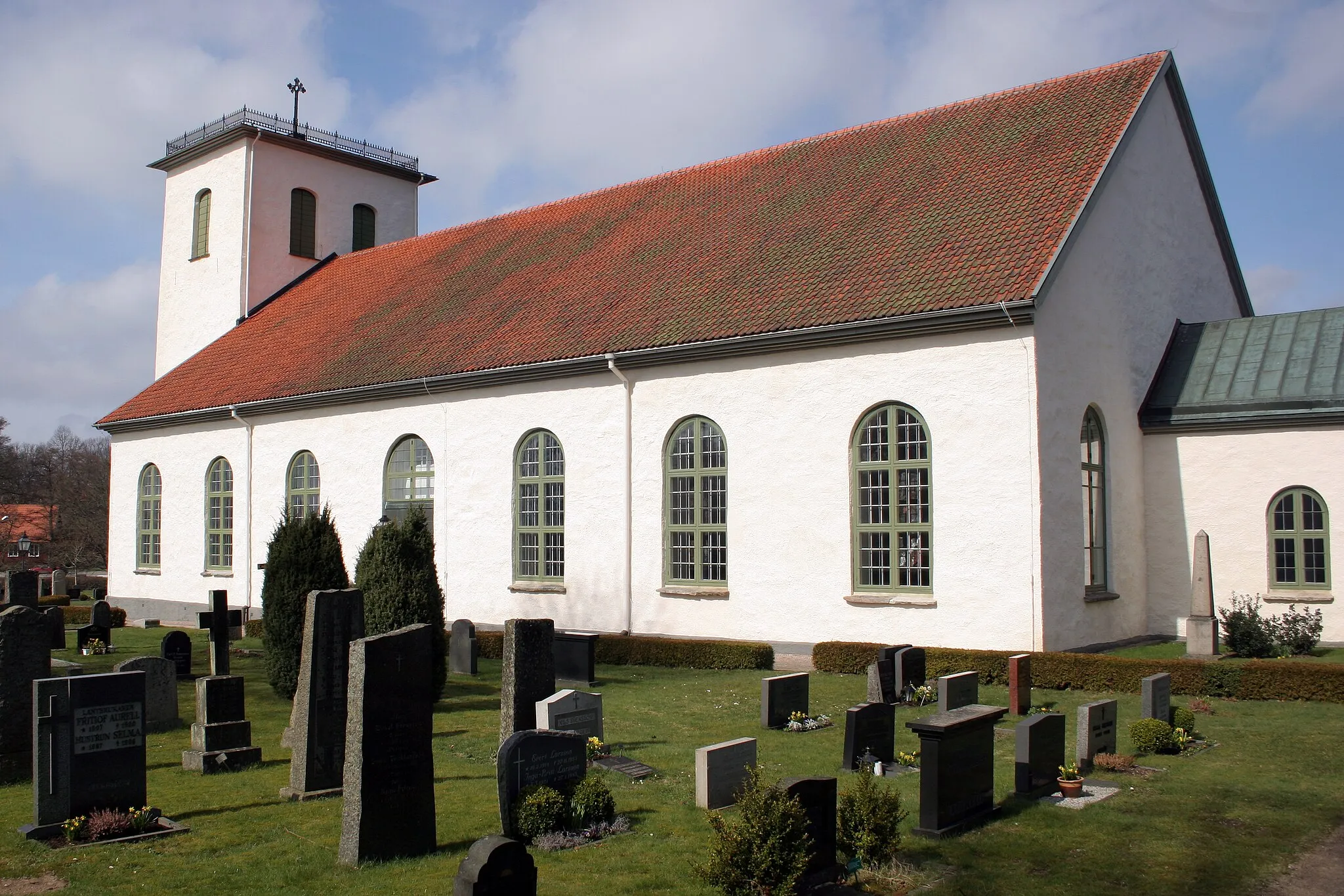 Photo showing: Glimåkra kyrka, parish church of Glimåkra in Scania, Sweden.
