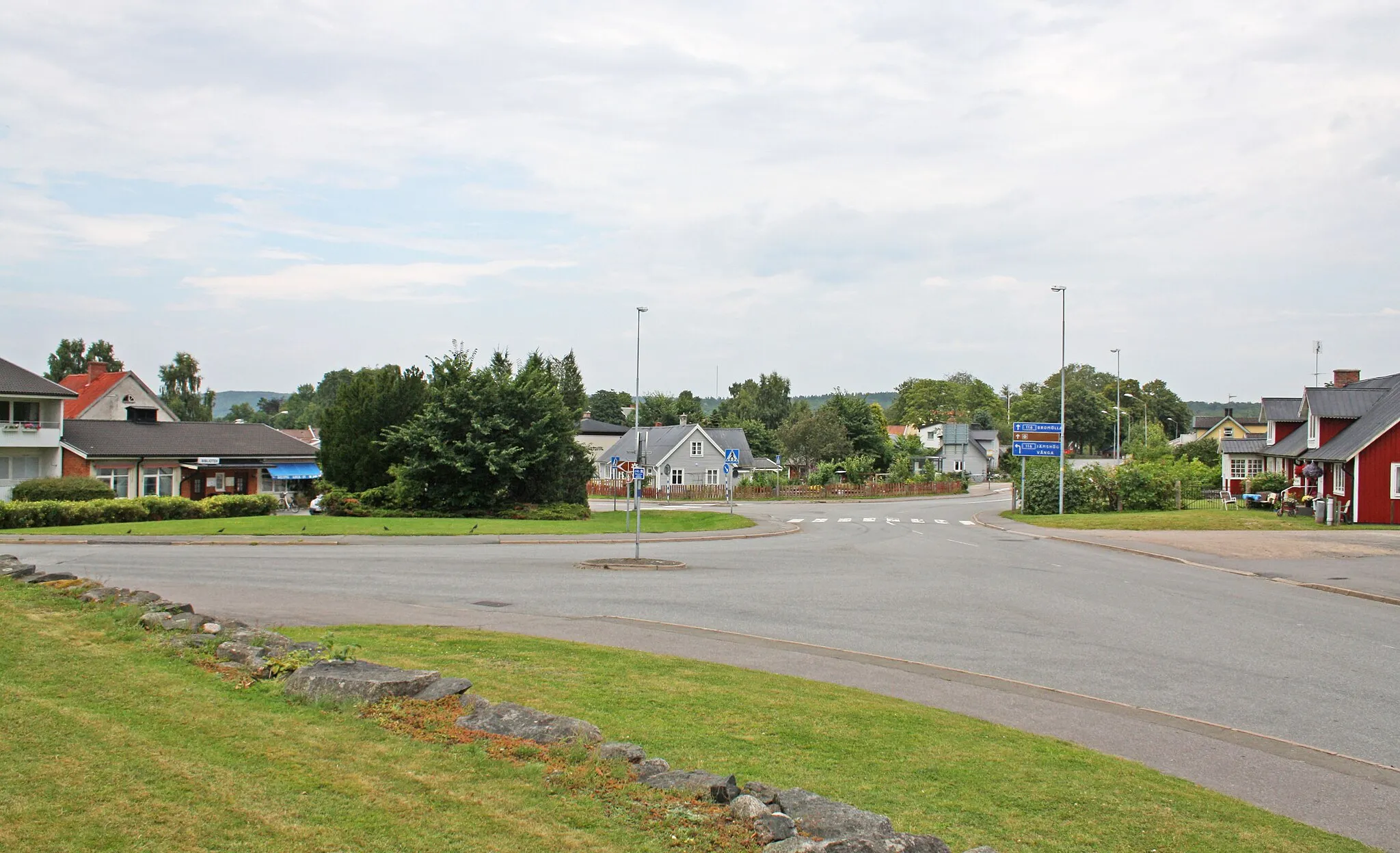 Photo showing: View over Näsum from the church yard.