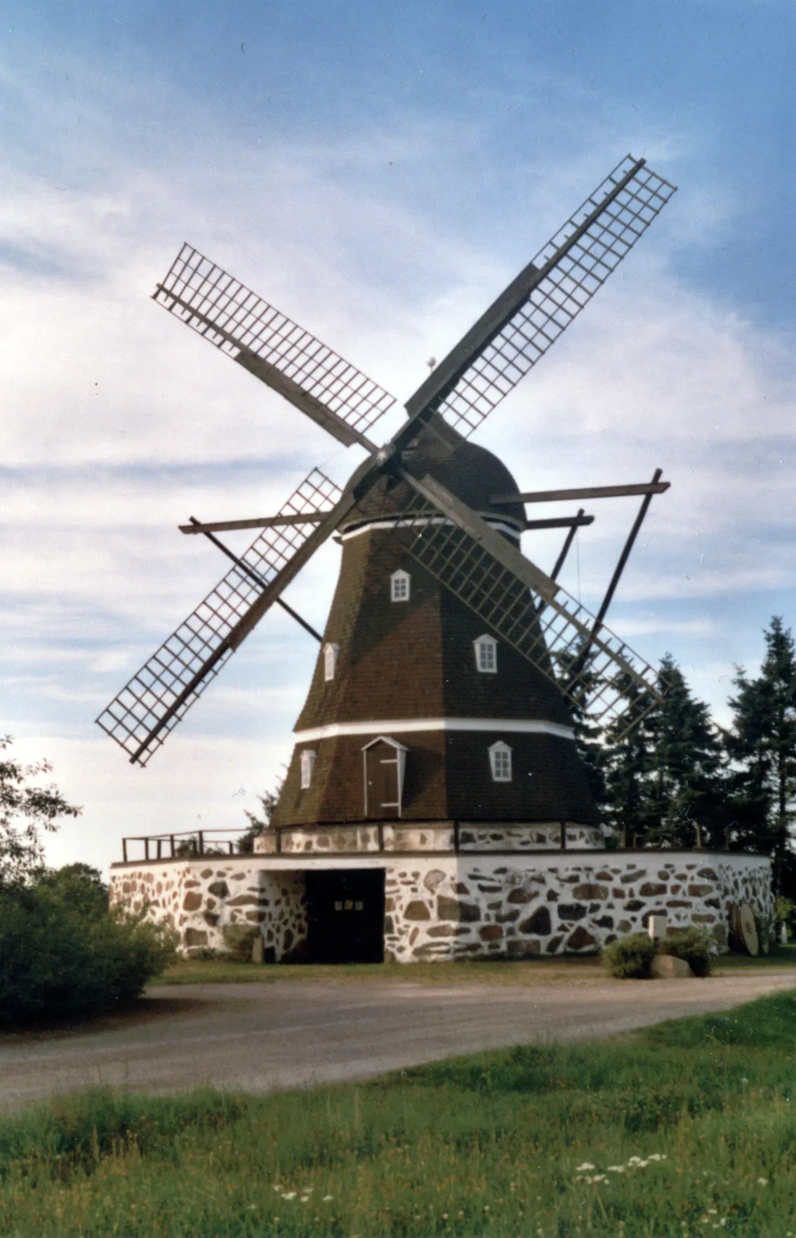 Photo showing: Windmill around Helsinborg (Fleninge mölla)