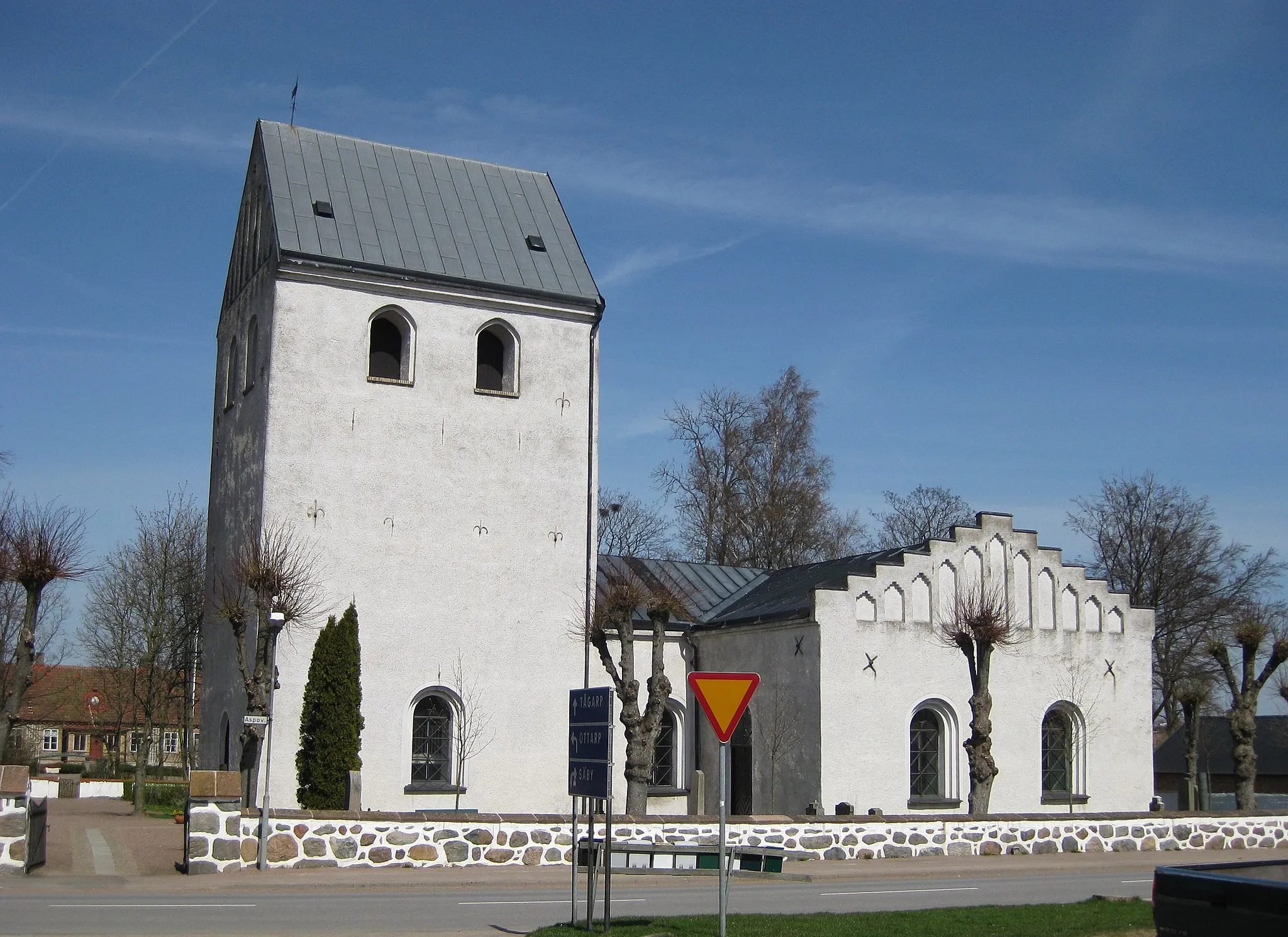 Photo showing: Härslöv church in Skåne, Sweden