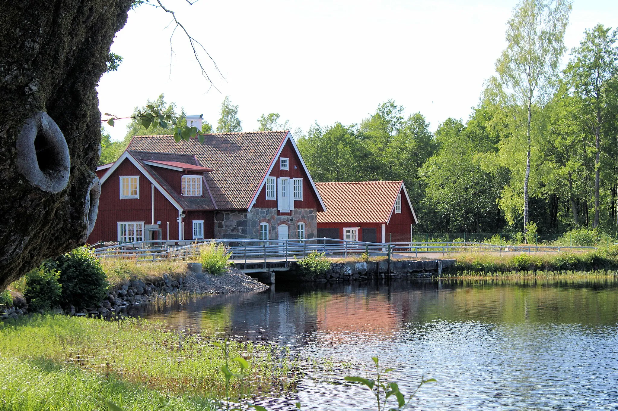 Photo showing: Ängelholm Municipality, house at the Lake Rössjön