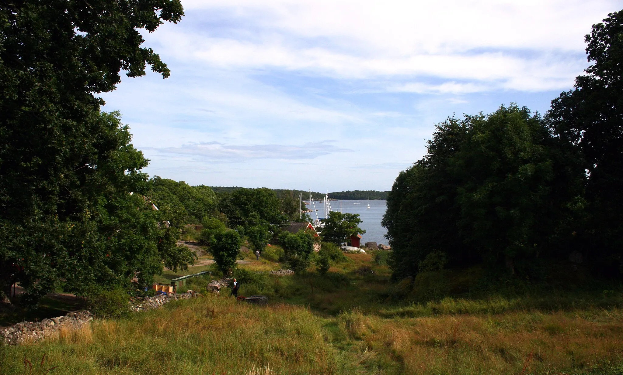 Photo showing: Utsikt från serveringen på Tjärö