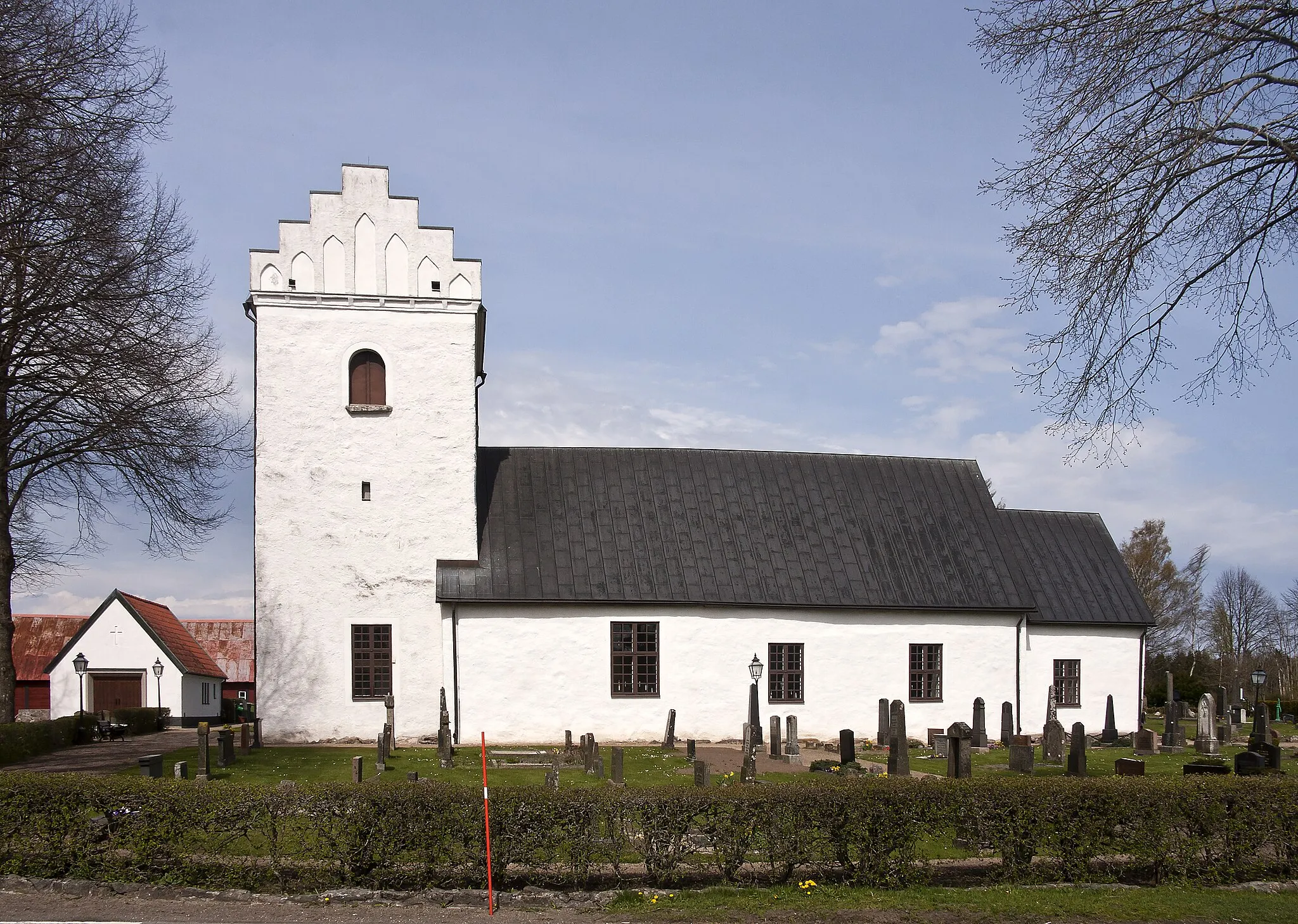 Photo showing: Djurröd Church, Träne-Djurröd Parish, Diocese of Lund, Church of Sweden.