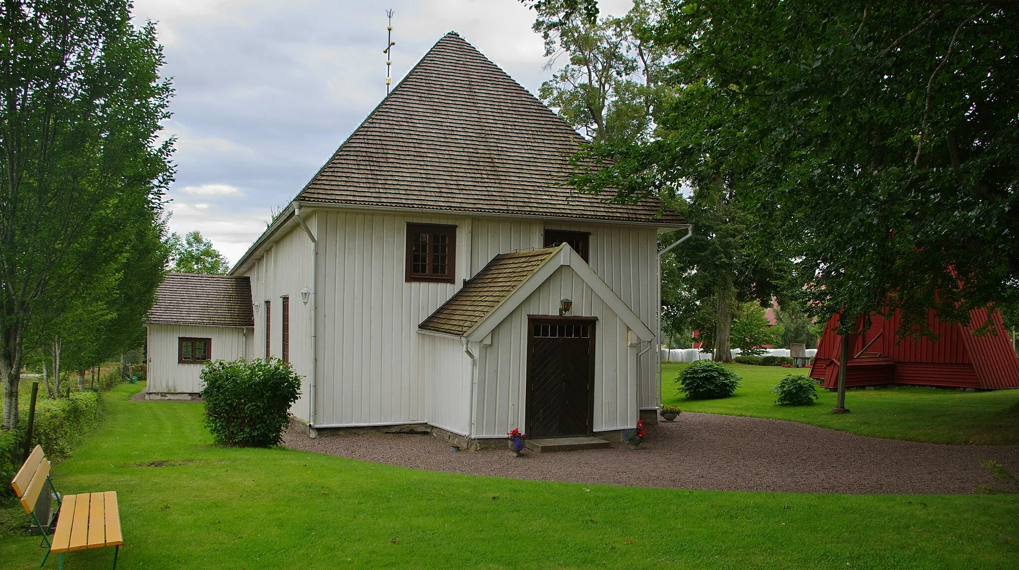 Photo showing: Mofalla kyrka (swedish:Mofalla church) in Västergötland and Hjo municipality in Västragötaland county, Sverige.