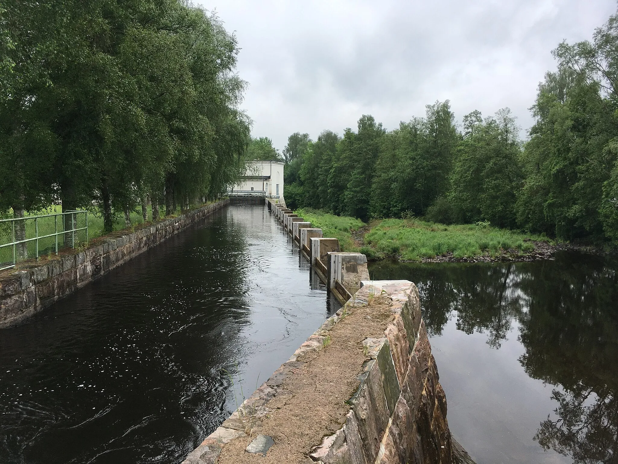 Photo showing: Tilloppsrännan till Rydals vattenkraftverk