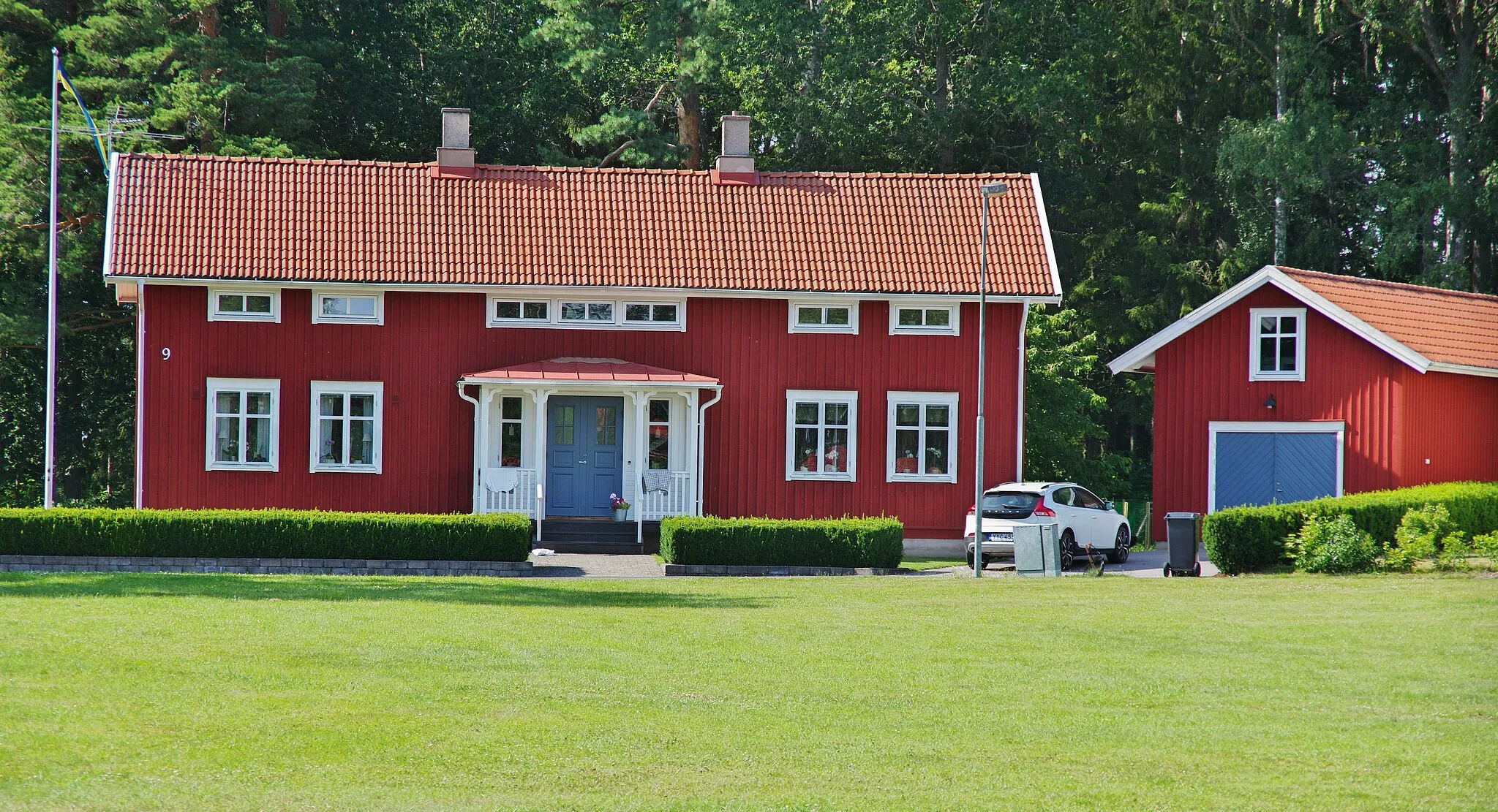 Photo showing: Bebyggelse i tätorten Örslösa i Lidköpings kommun i Sverige.