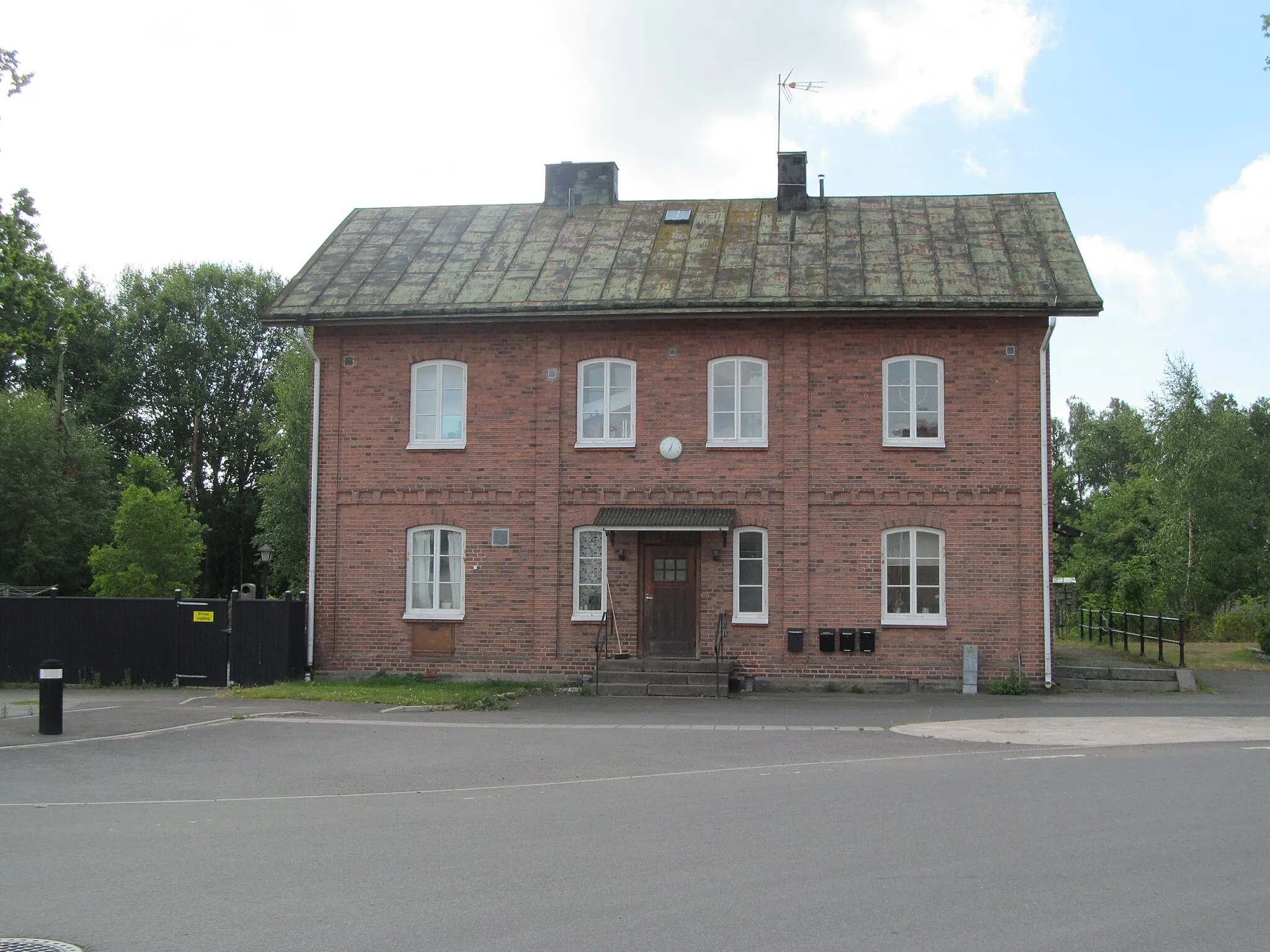 Photo showing: Mölltorp old railway station