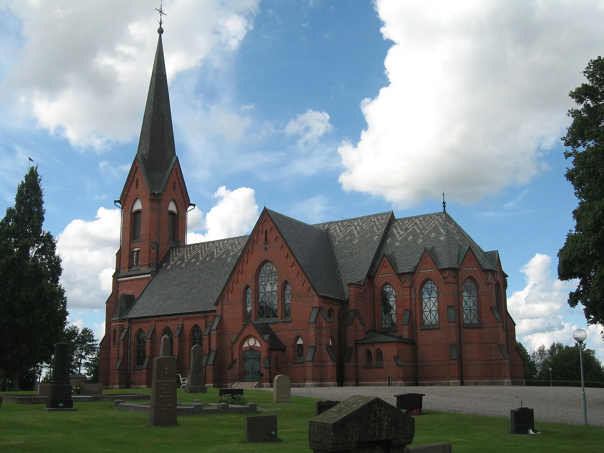 Photo showing: Högsäter church in southern Dalsland, Sweden.