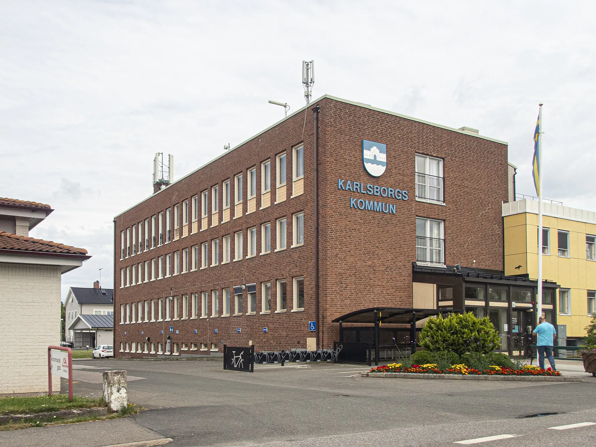 Photo showing: Karlsborgs kommunhus