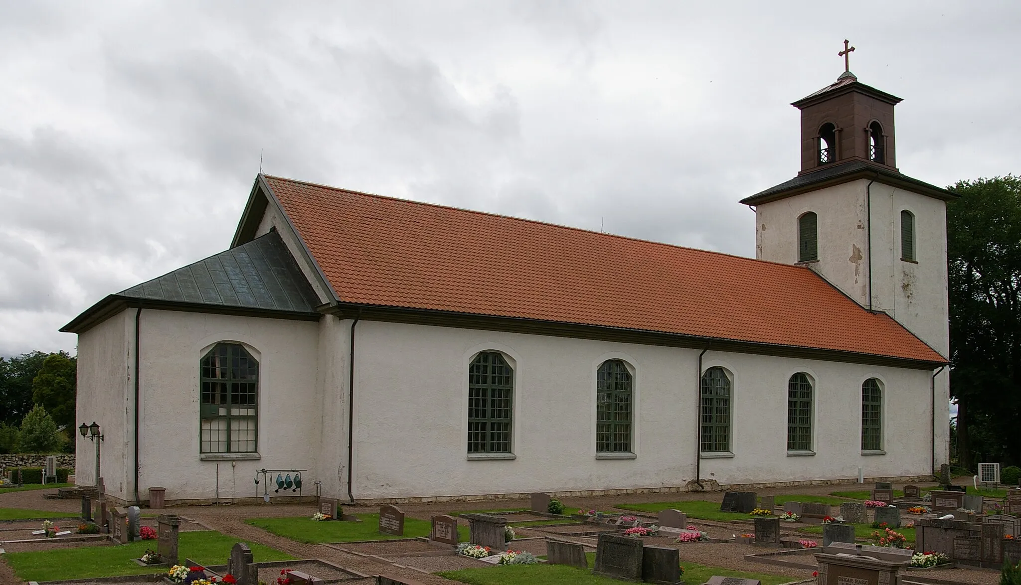 Photo showing: Broddetorps kyrka (Swedish:Church of Broddetorp) in Västergötland, Sweden.