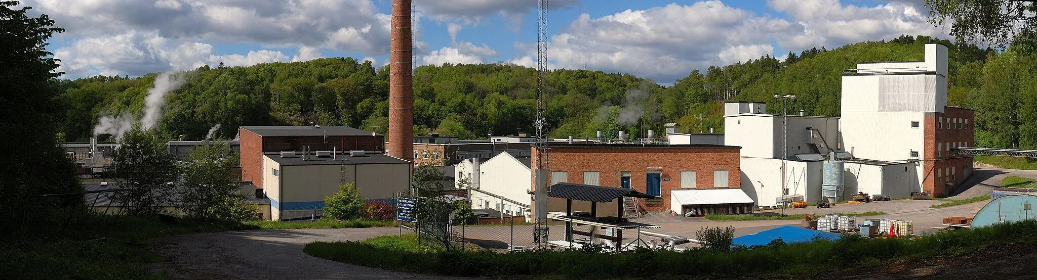 Photo showing: Munkedal, pappersbruket