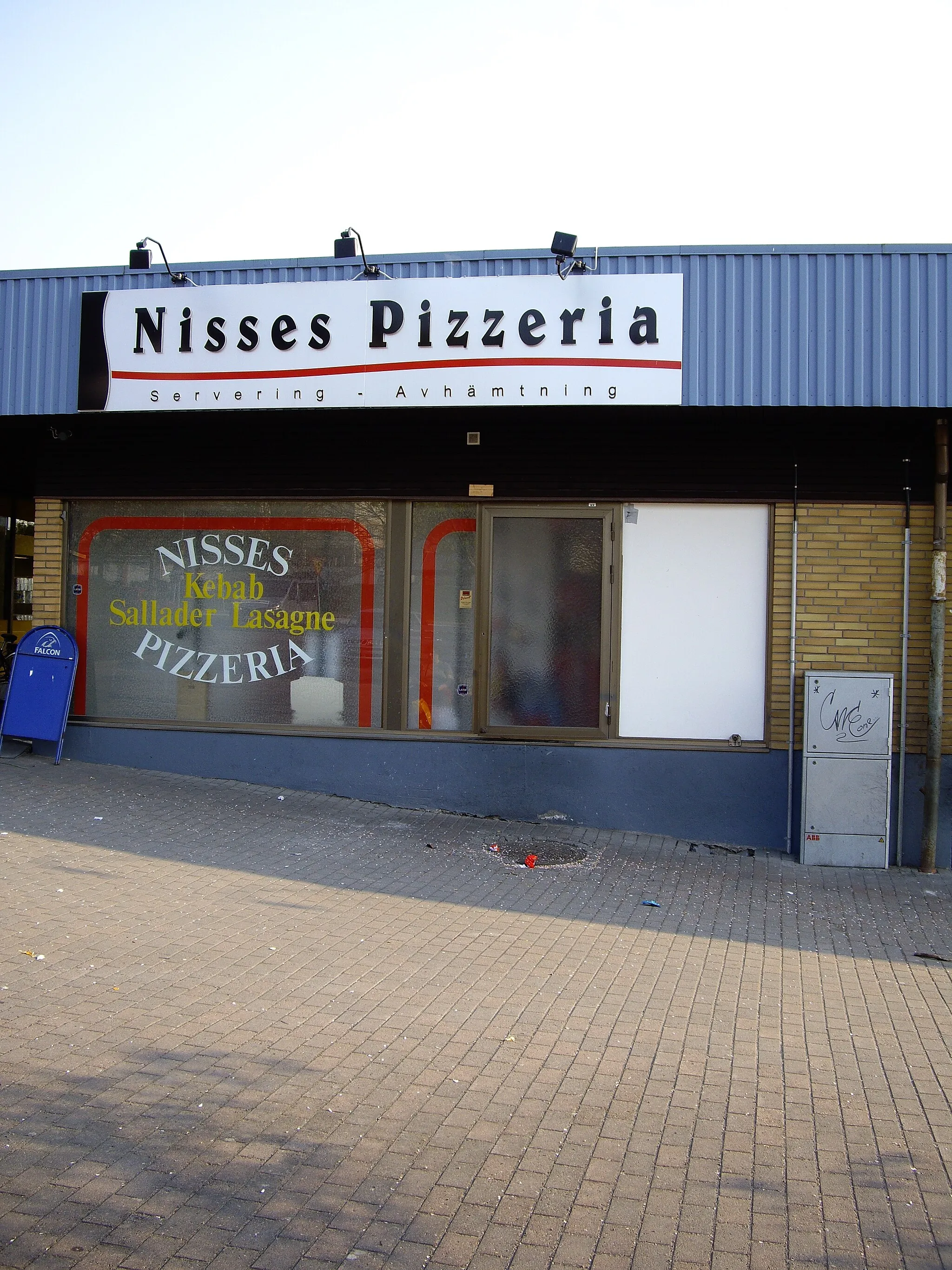 Photo showing: Nisses Pizzeria som ligger i Kållered Centrum