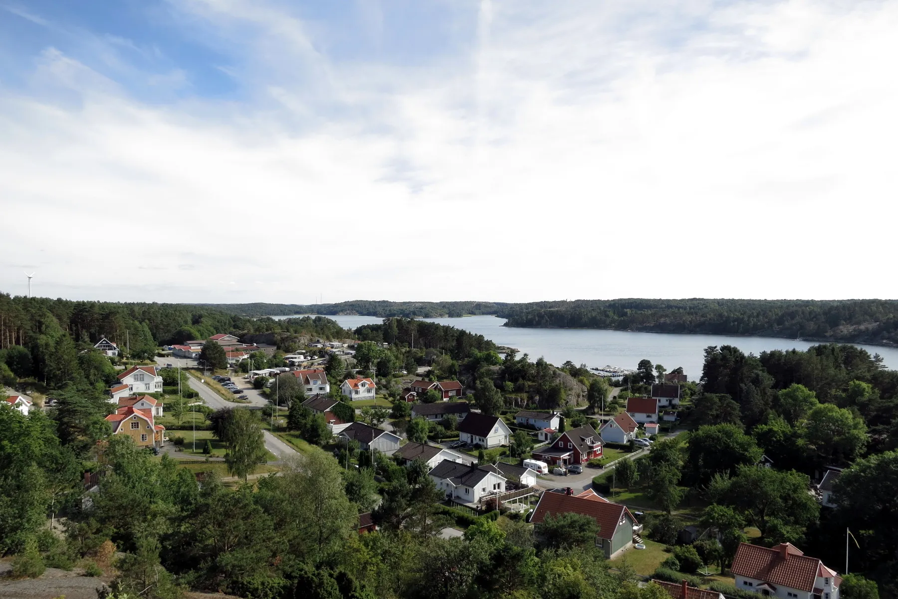 Photo showing: View over Sannäs, Sannas, in Sweden.