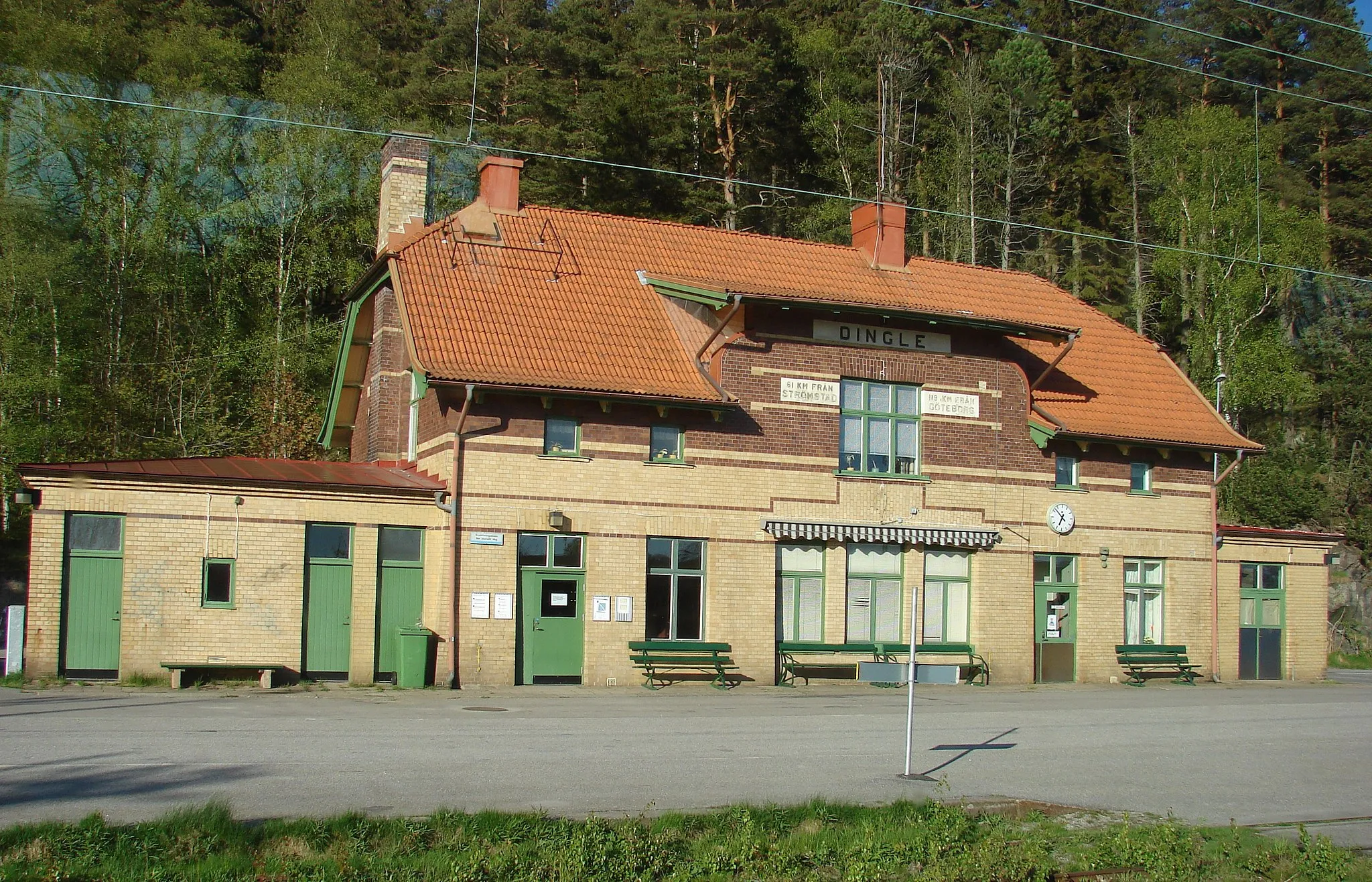 Photo showing: Dingle station, Munkedals kommun (municipality)