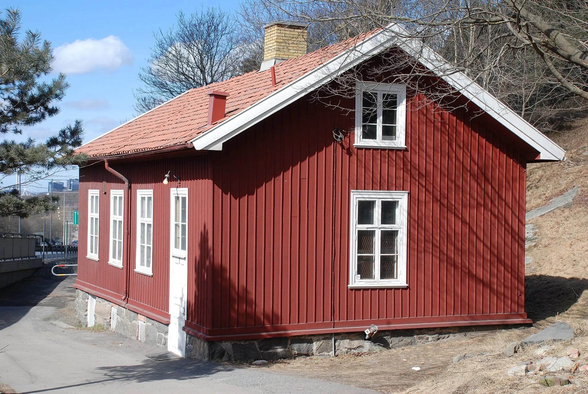 Photo showing: Kallebäcks skola, i bruk 1885-1974.