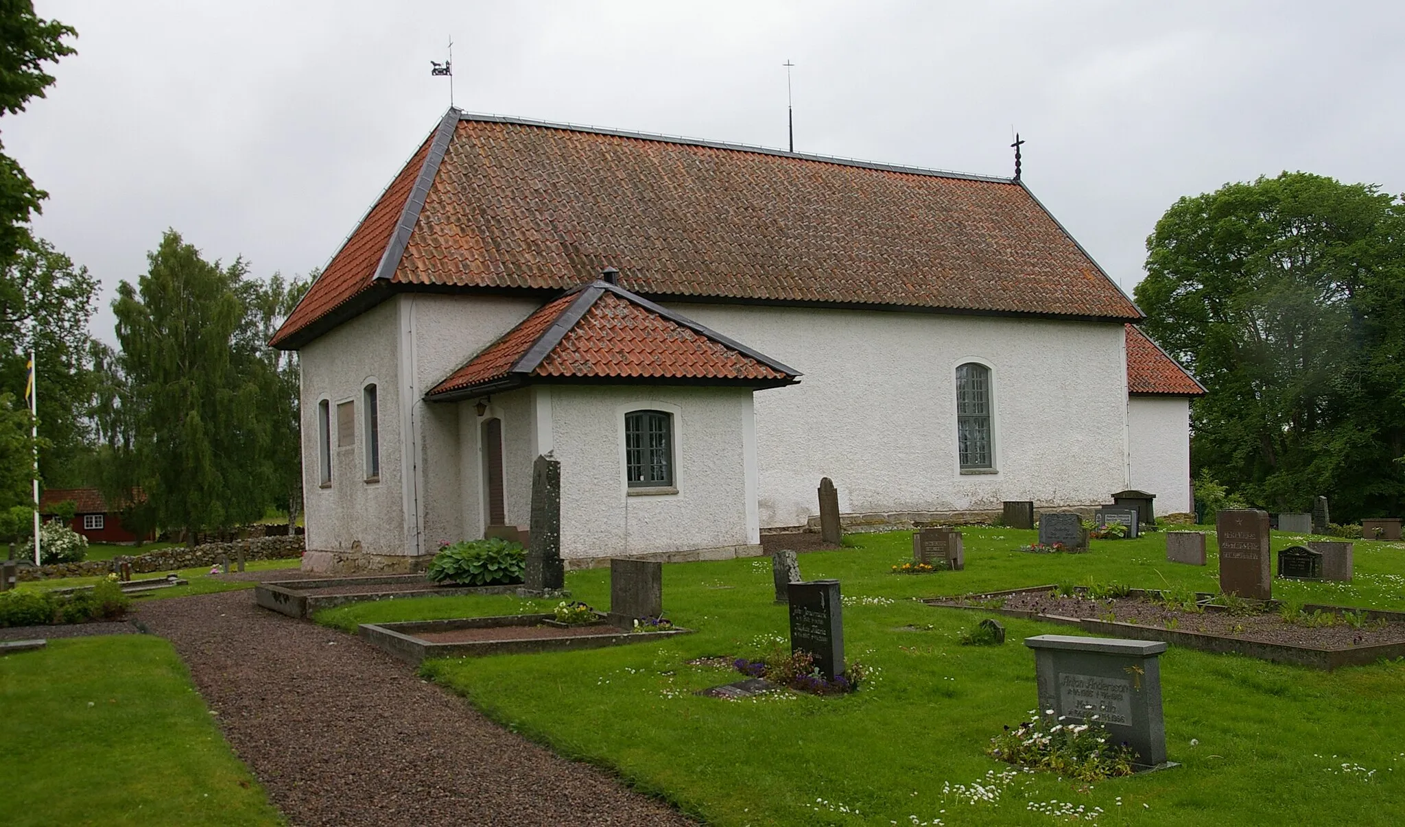 Photo showing: Ugglums kyrka (Swedish:Church of Ugglum) in Västergötland, Sweden. Built in 1820 and renovated 1914.