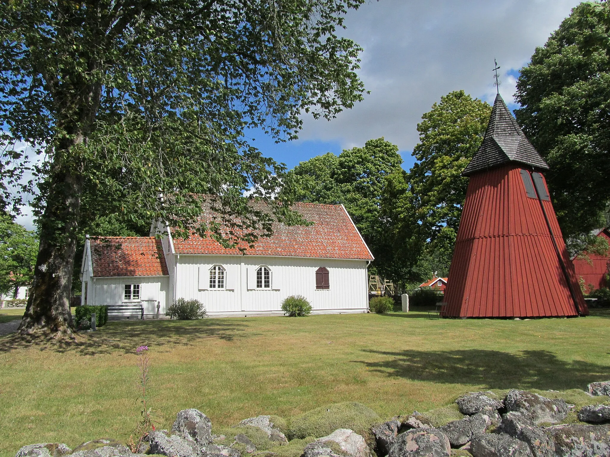 Photo showing: Kyrkås church in Kyrkås Parish, Essunga Municipality, Barne hundred, the Diocese of Skara, Västergötland, Västra Götaland County, Sweden.