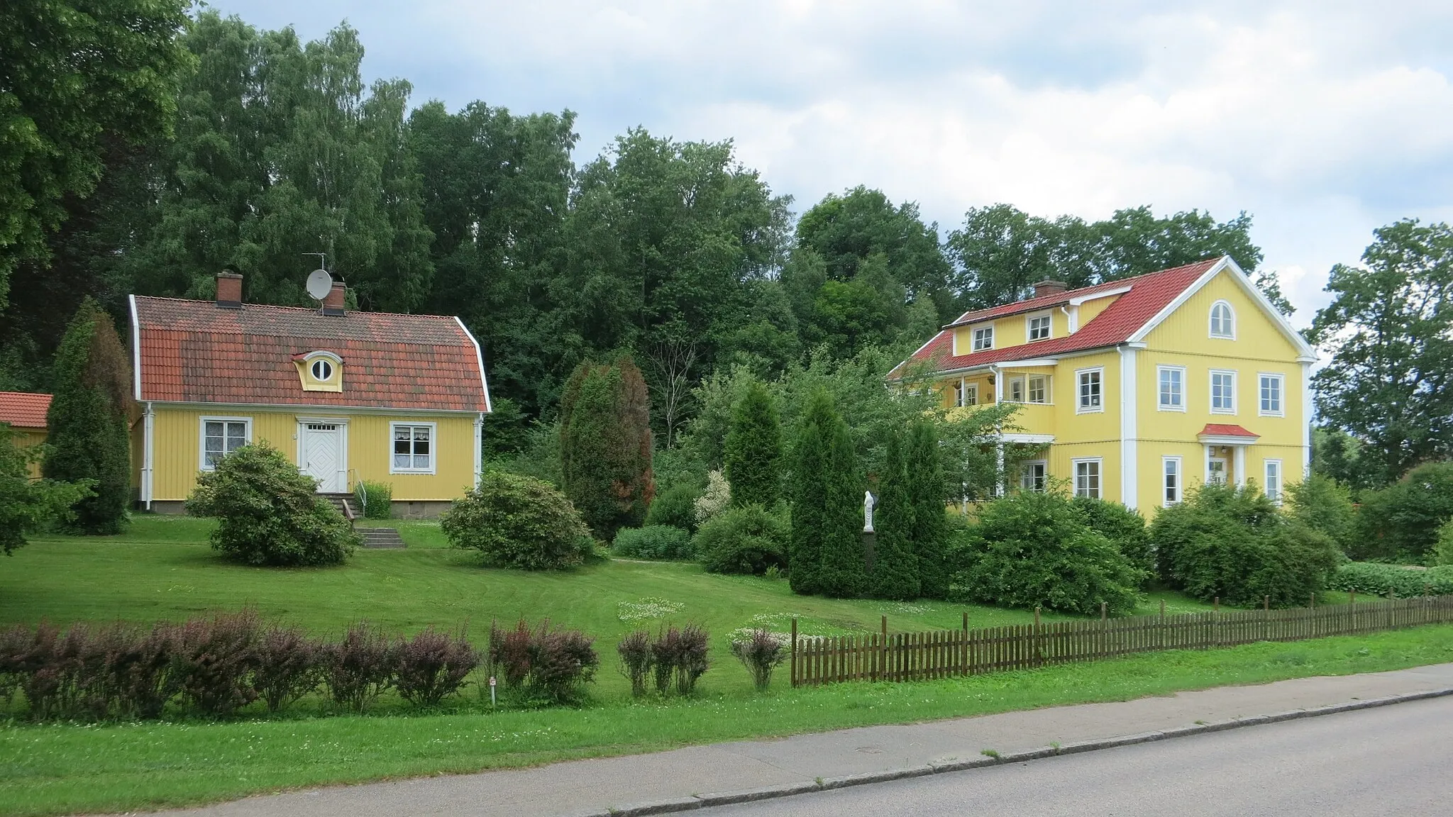 Photo showing: Katolska barn- och vilohemmet med prästbostad i Oskarström, Halland