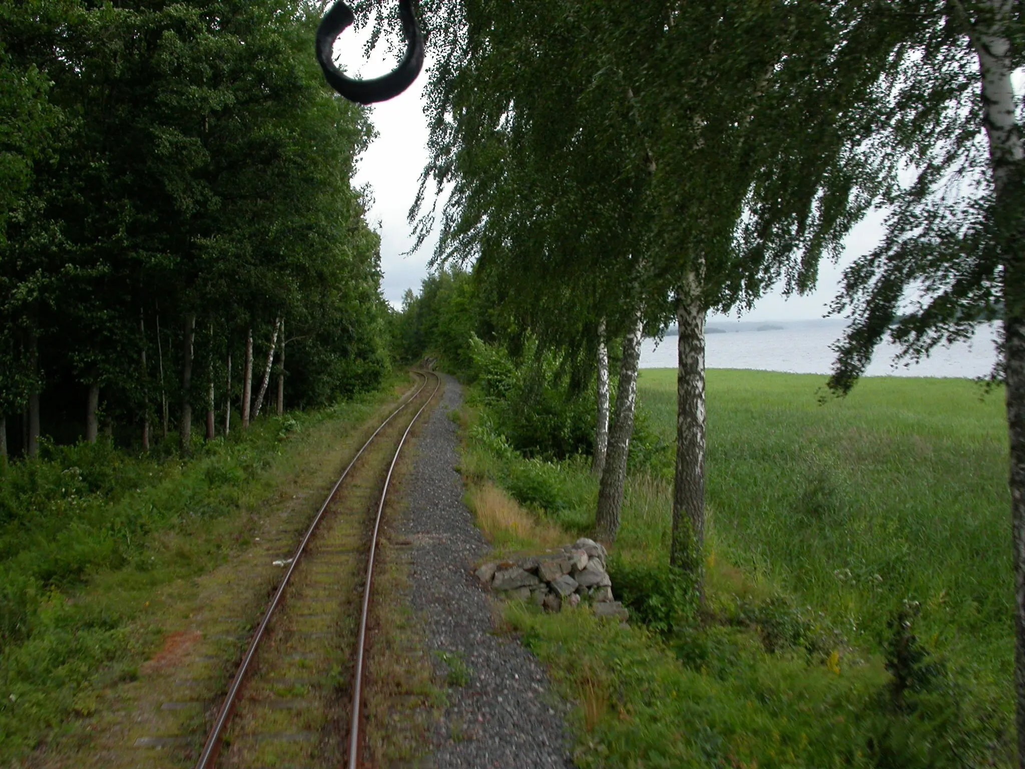 Photo showing: Heritage railway line Anten-Gräfsnäs south of Kvarnabo