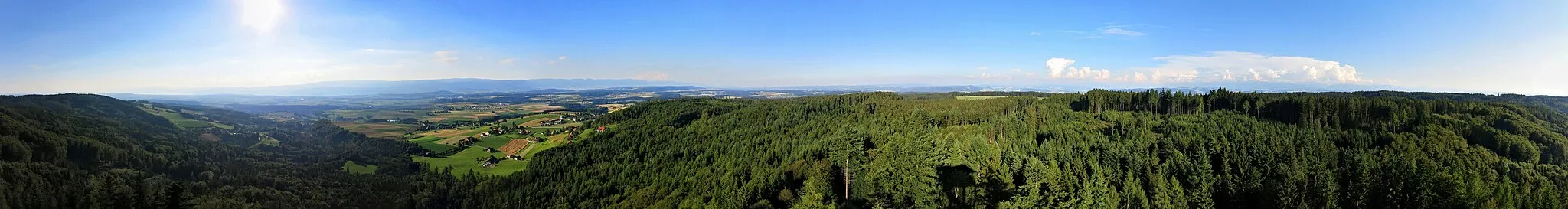 Photo showing: 360° Panorama vom Chutzenturm