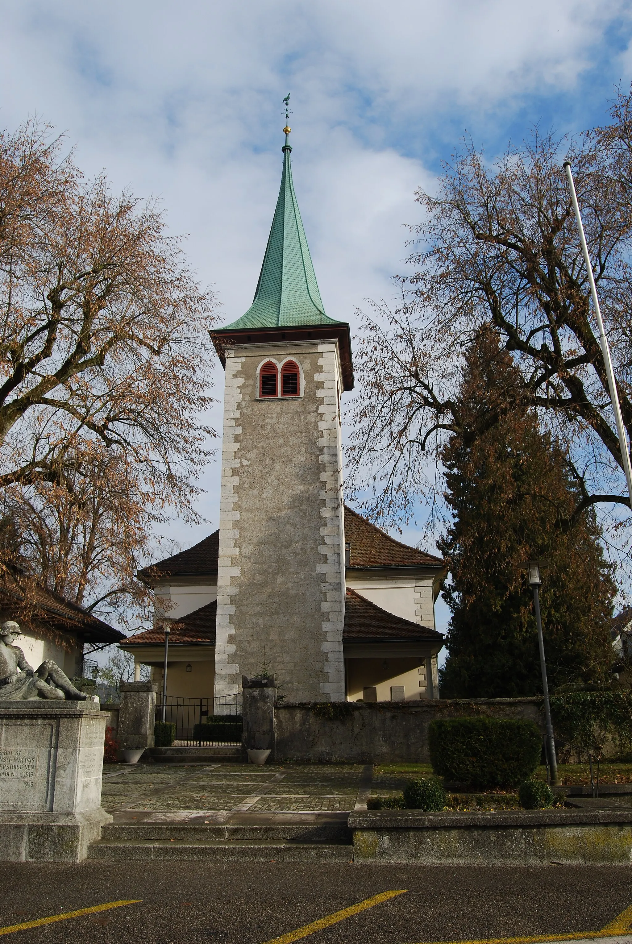 Photo showing: Protestant Church of Wangen an der Aare, canton of Bern, Switzerland