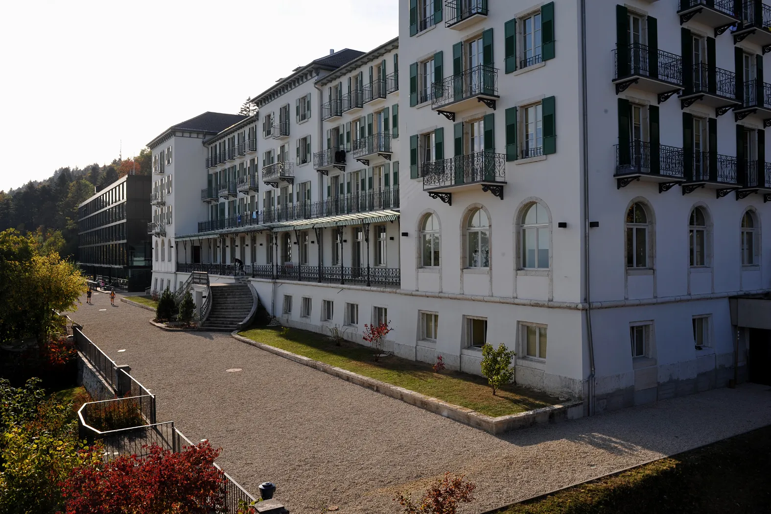 Photo showing: Berne University of Applied Sciences (BFH) Biel, swiss federal institute of sports Magglingen (SFISM), Grand Hotel and Bellavista; Berne, Switzerland.