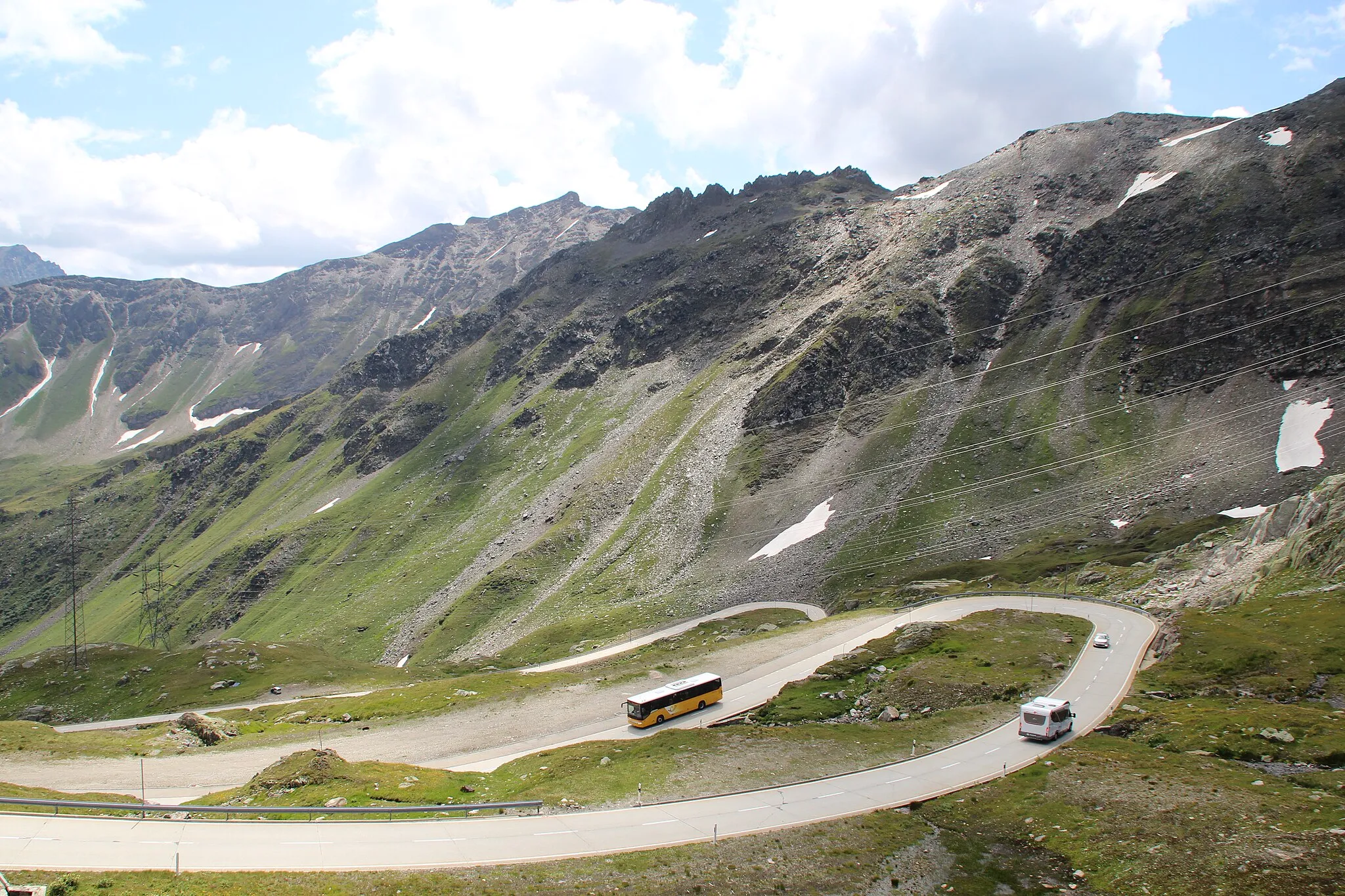 Photo showing: Nufenenpass, Tessiner Seite