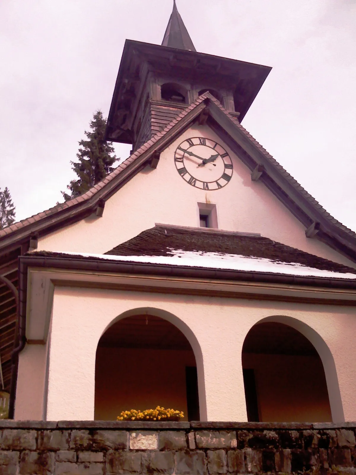 Photo showing: Sangernboden Church, Municipalitiy of Guggisberg, Canton of Berne, Switzerland