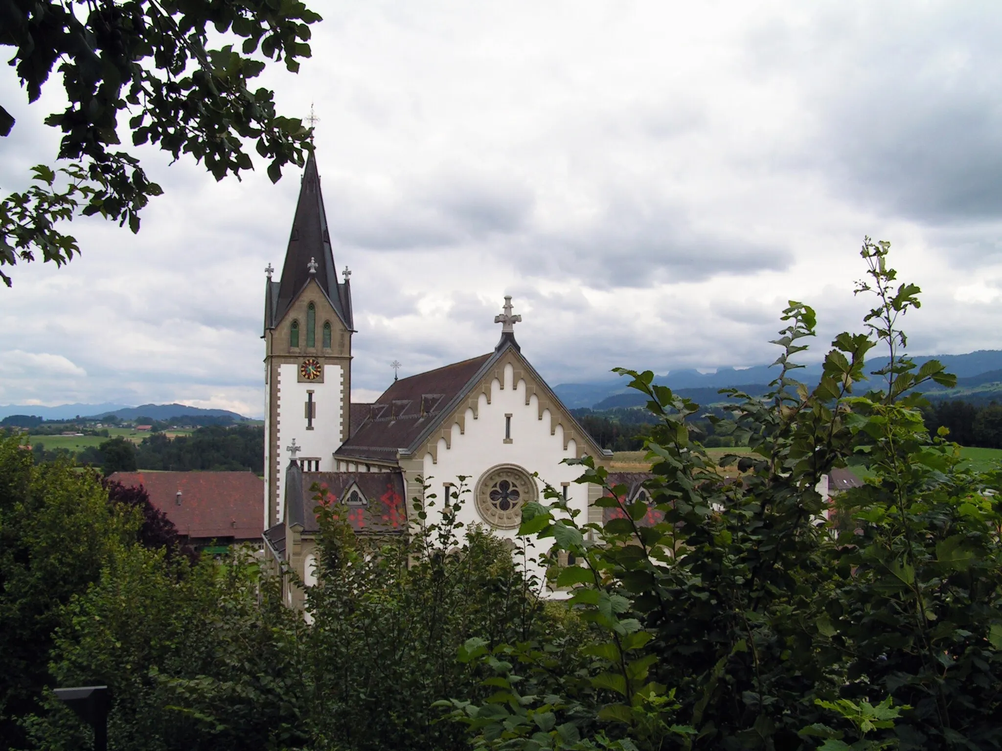 Photo showing: Heitenried. Église Saint-Michel.