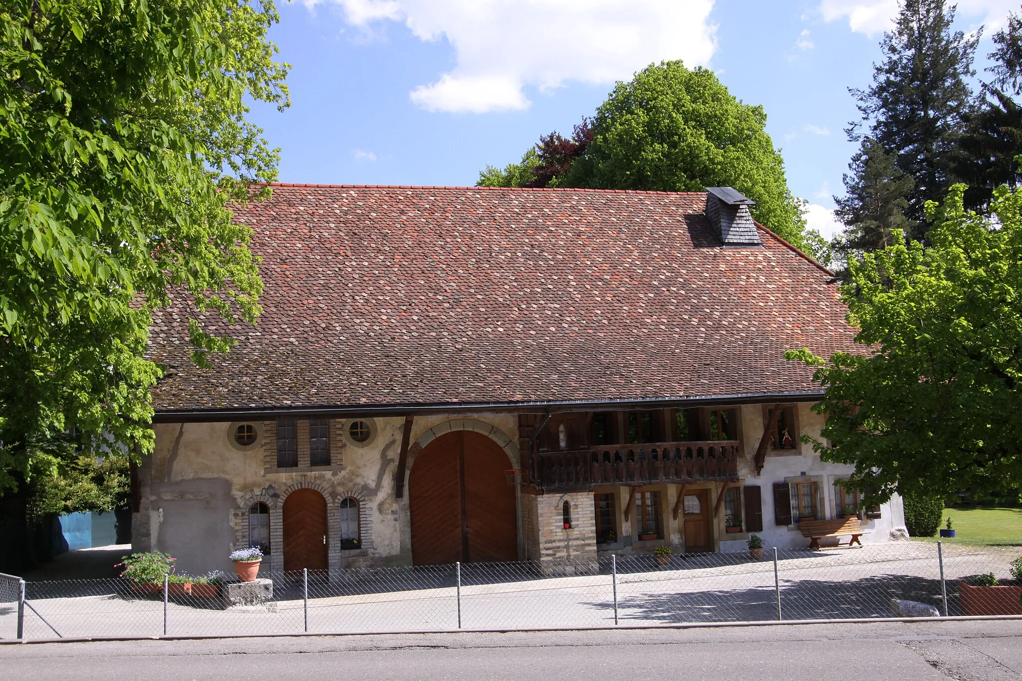 Photo showing: Farm House of the Country Estate of Chollet au Guintzet, Avenue Jean-Paul II 16, Villars-sur-Glâne