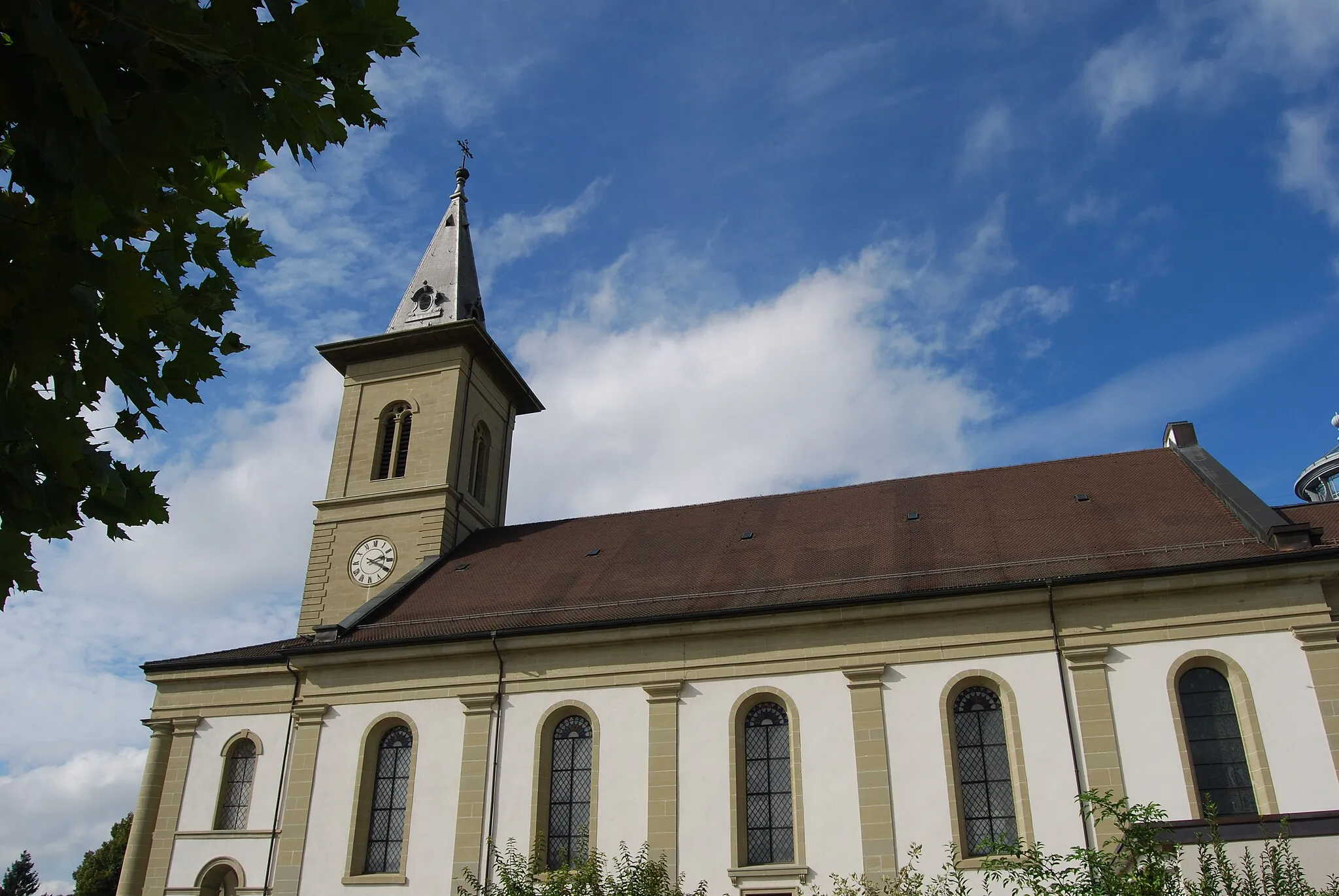 Photo showing: Catholic Church of Belfaux, canton of Fribourg, Switzerland