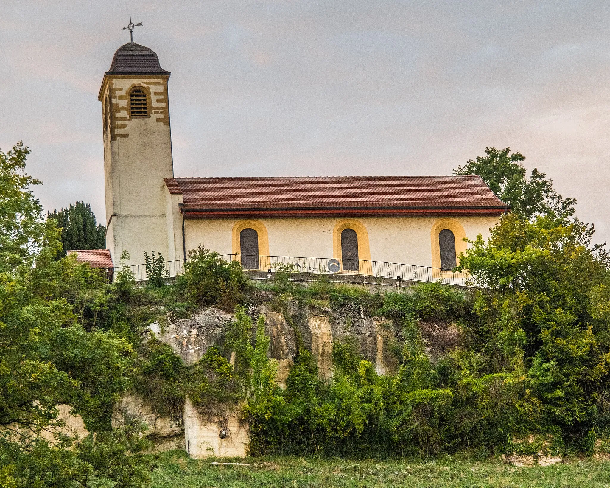 Photo showing: Historic Church, Bellerive, Canton of Vaud, Switzerland