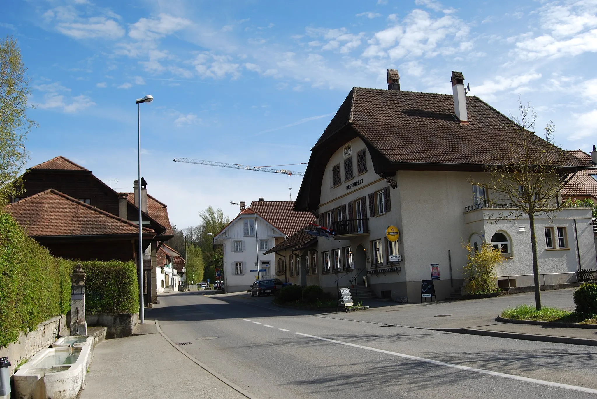 Photo showing: Courgevaux, canton of Fribourg, Switzerland