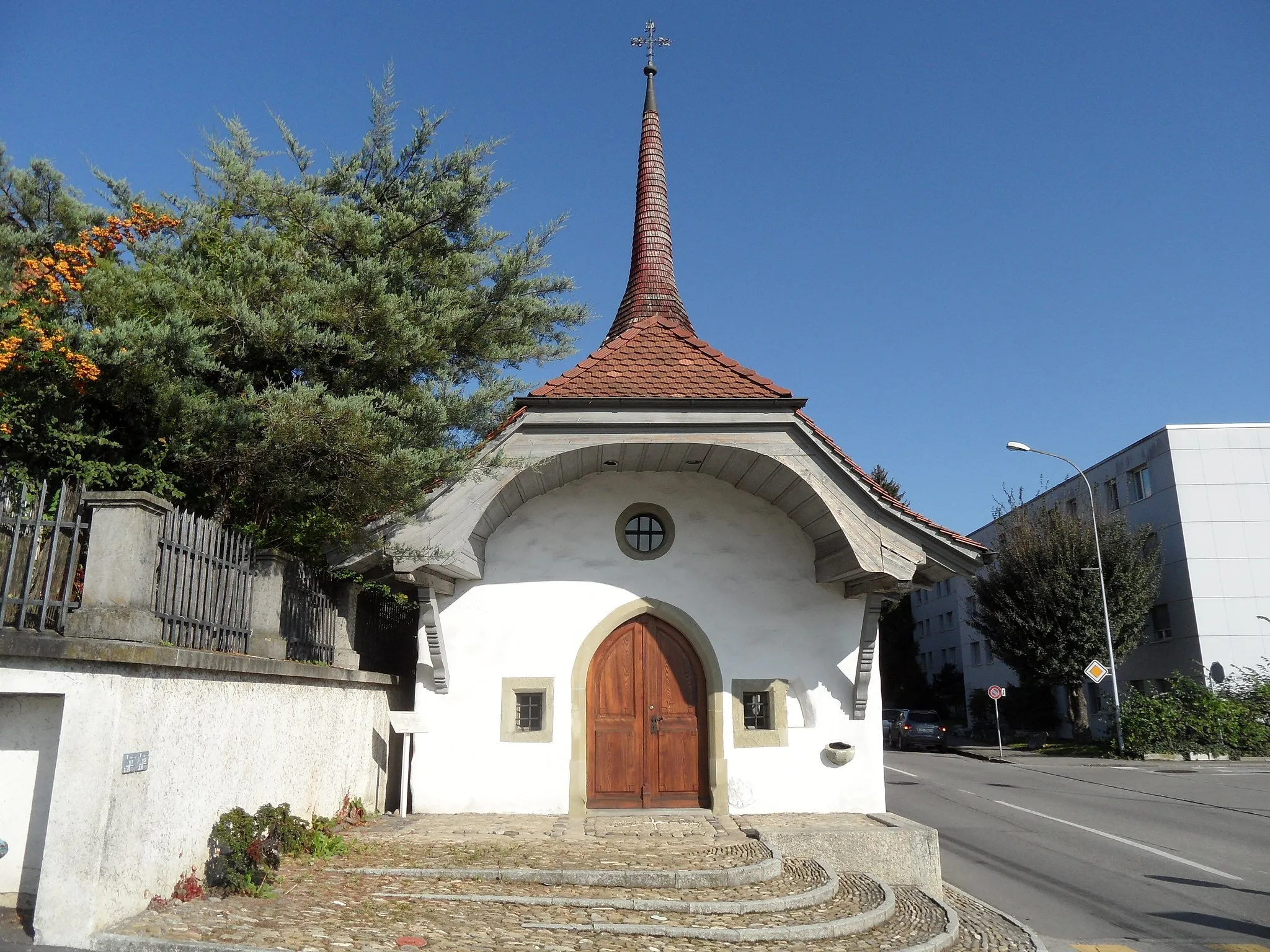 Photo showing: Chapelle Saint Sébastien à Marly, canton de Fribourg en Suisse.