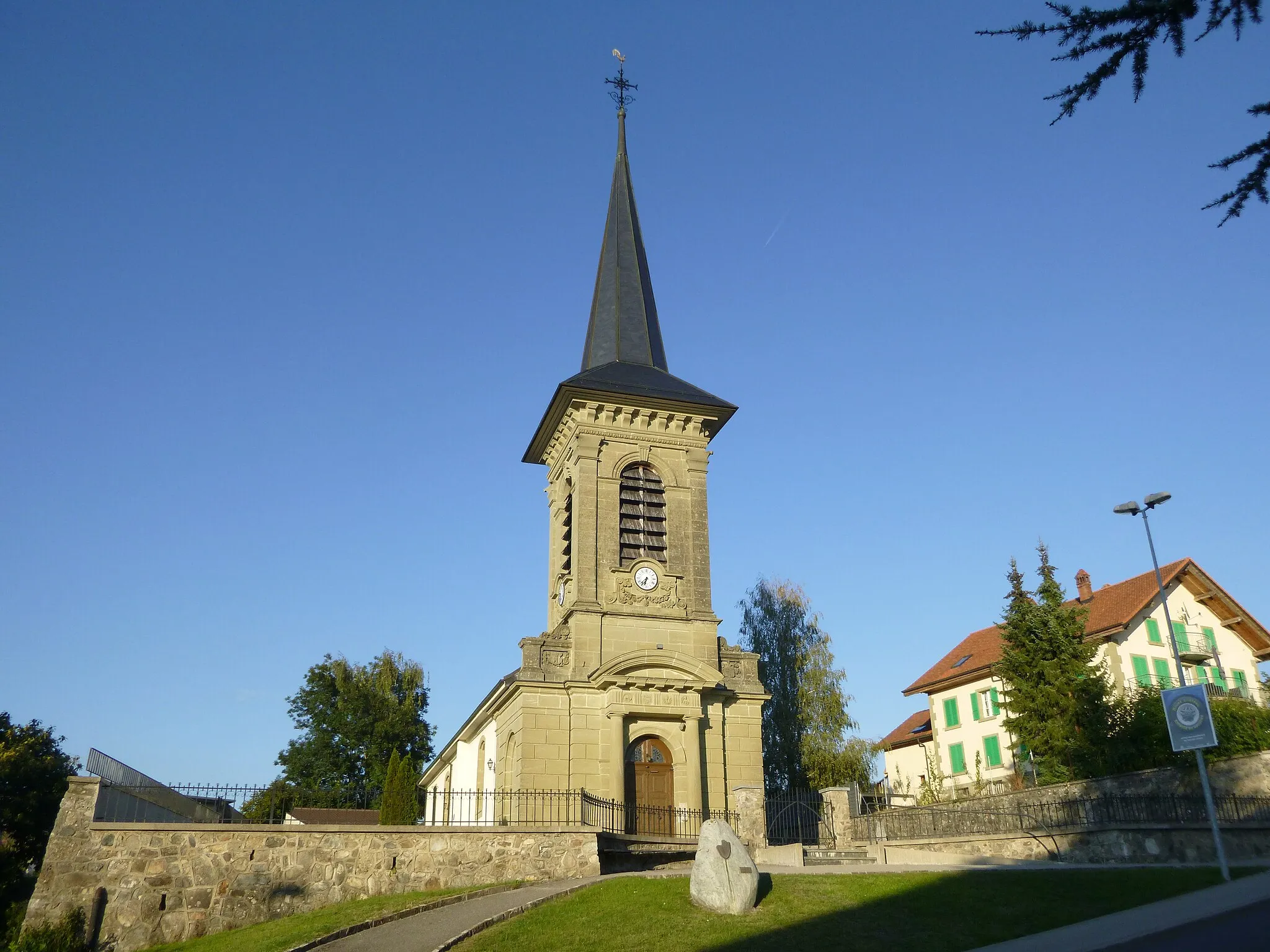 Photo showing: Kirche von Arconciel