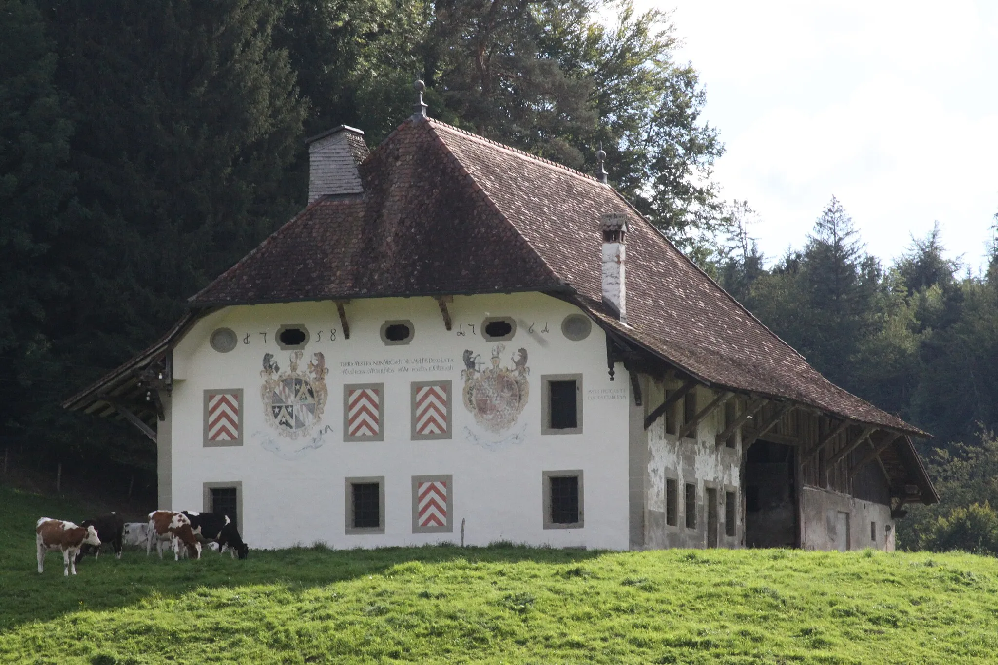 Photo showing: Farmhouse, La Souche 1, Arconciel