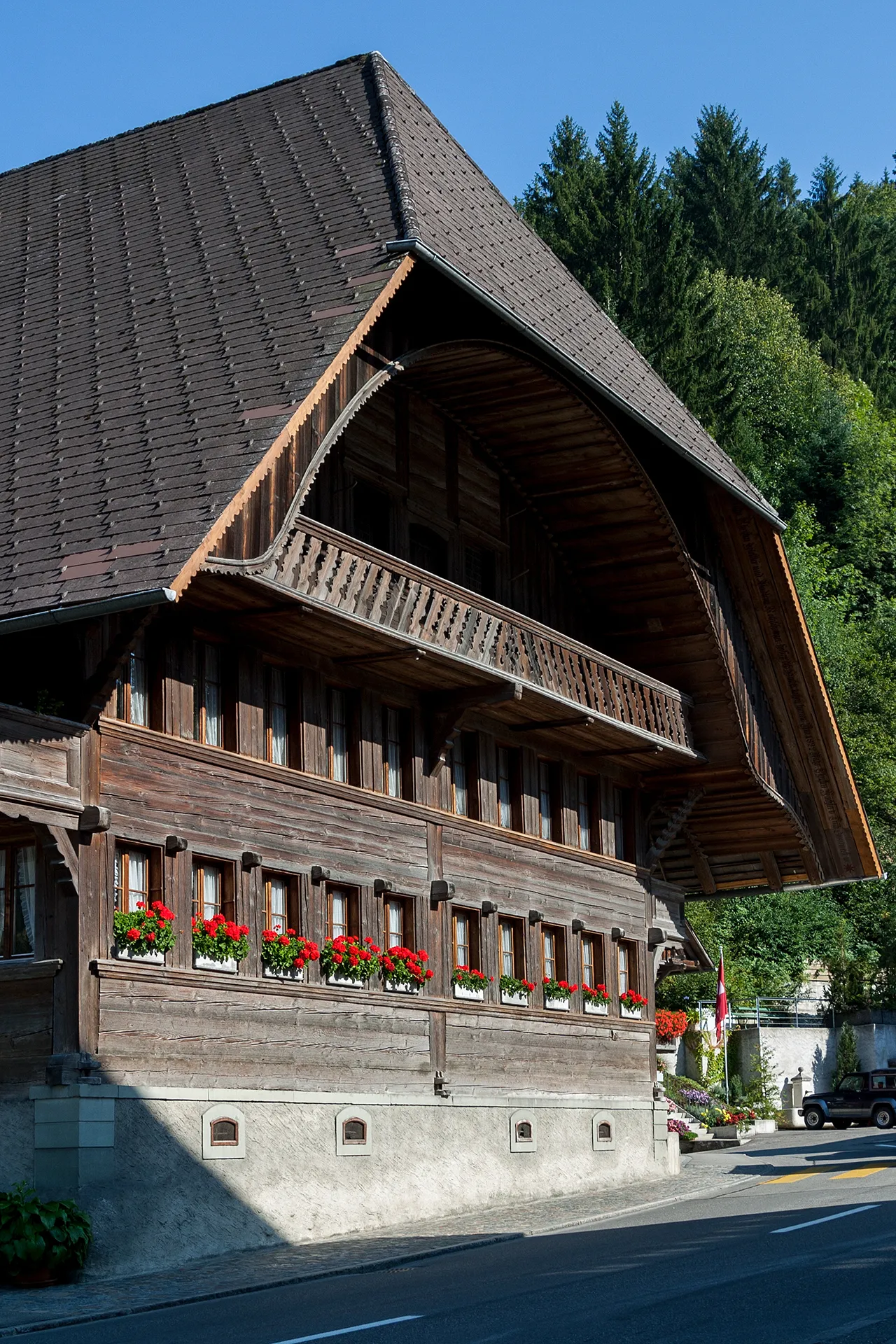 Photo showing: Ortstypisches Bauernhaus in Eggiwil (BE)