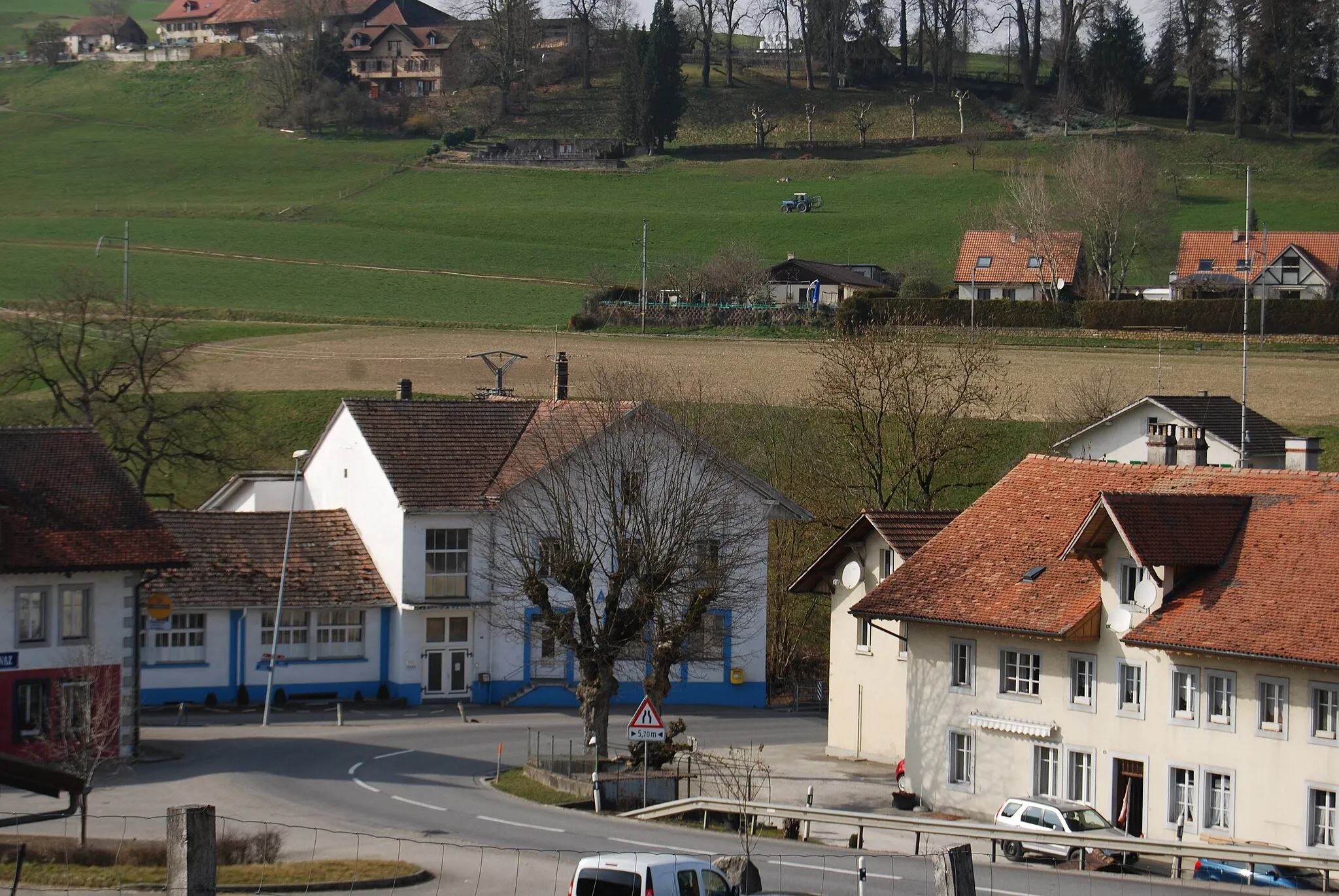 Photo showing: Cormagens, municipality La Sonnaz, canton of Fribourg, Switzerland