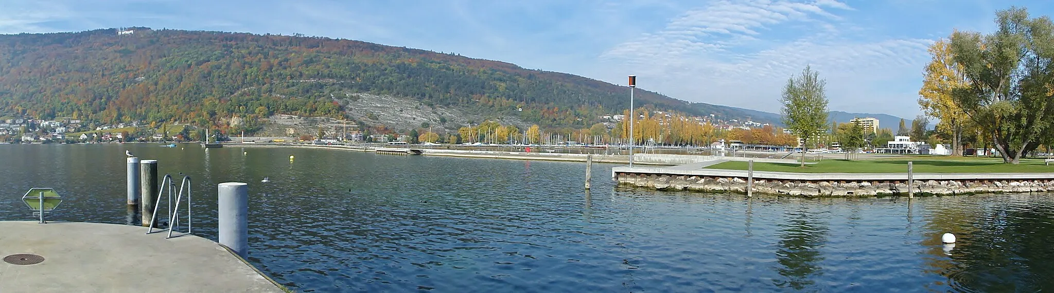 Photo showing: Lake Biel, view from Nidau