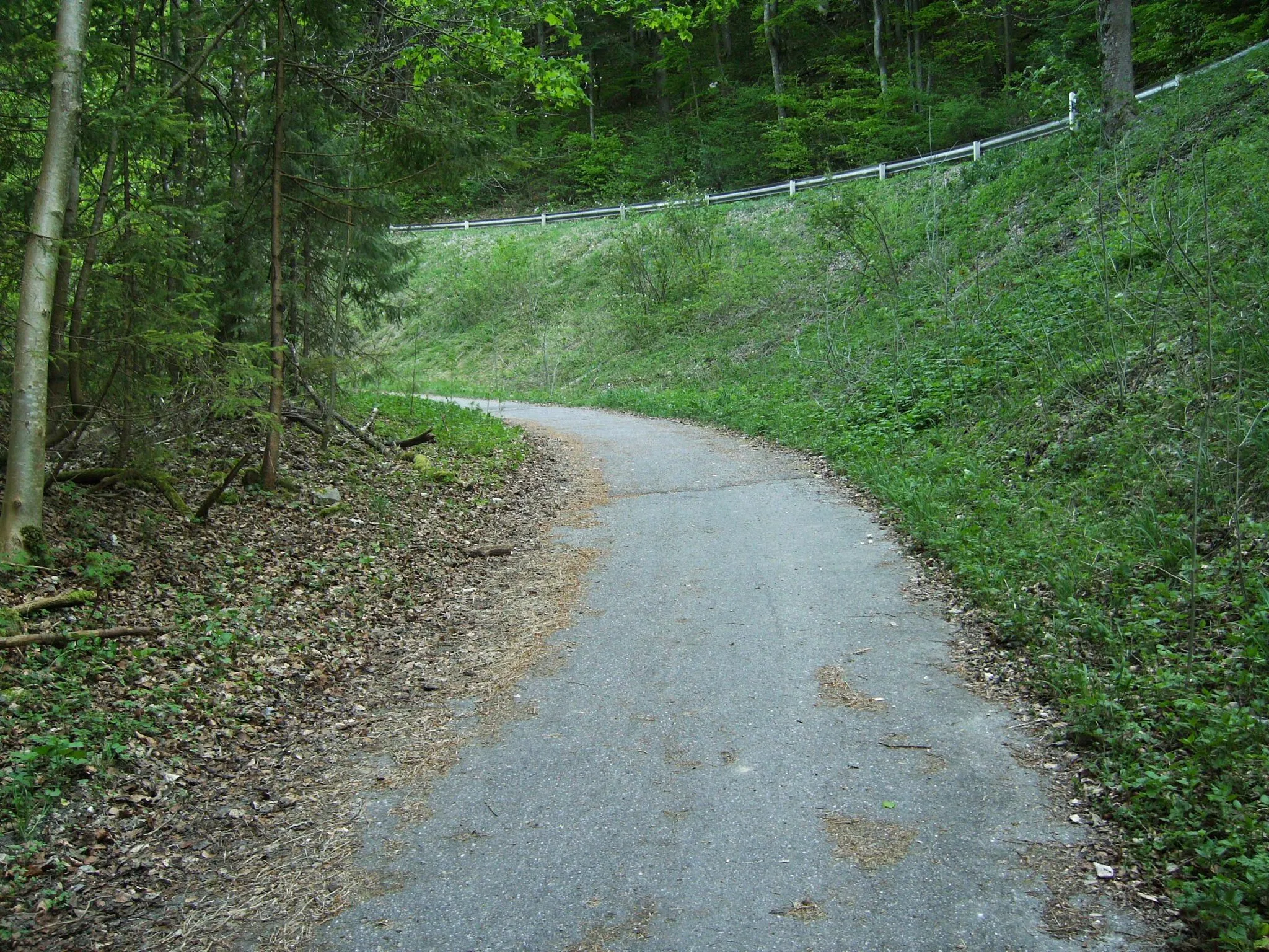 Photo showing: Col de Pierre Pertuis (Massif du Jura côté Suisse). Ancienne voie passant par le passage dans la roche.