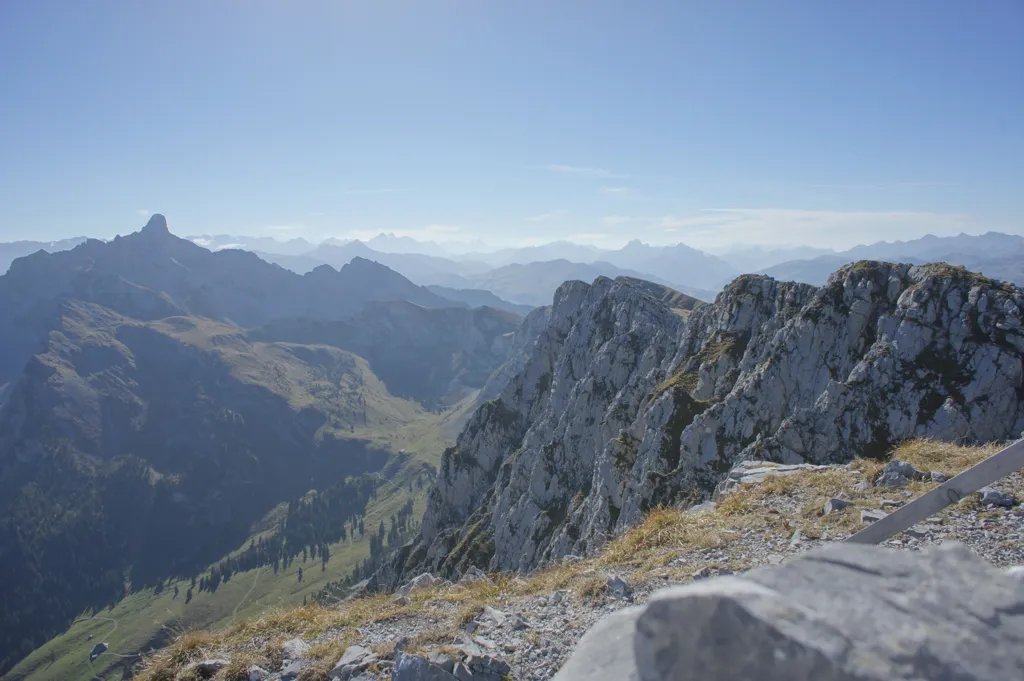 Photo showing: Seehorn - Ausblick Richtung Spillgerten