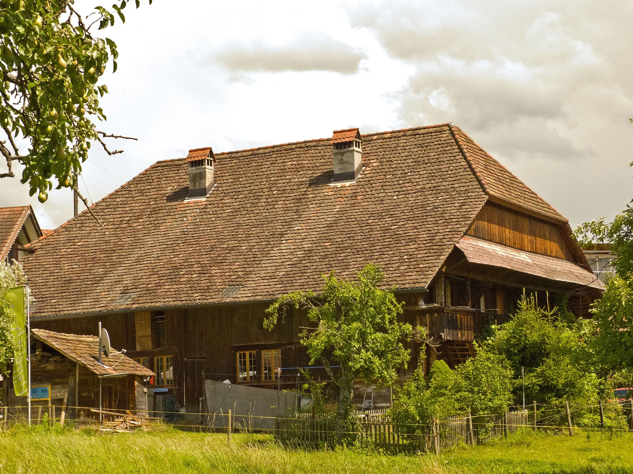 Photo showing: Kleingewerbehaus,Holzständerbau,priv.Kindertagesstätte