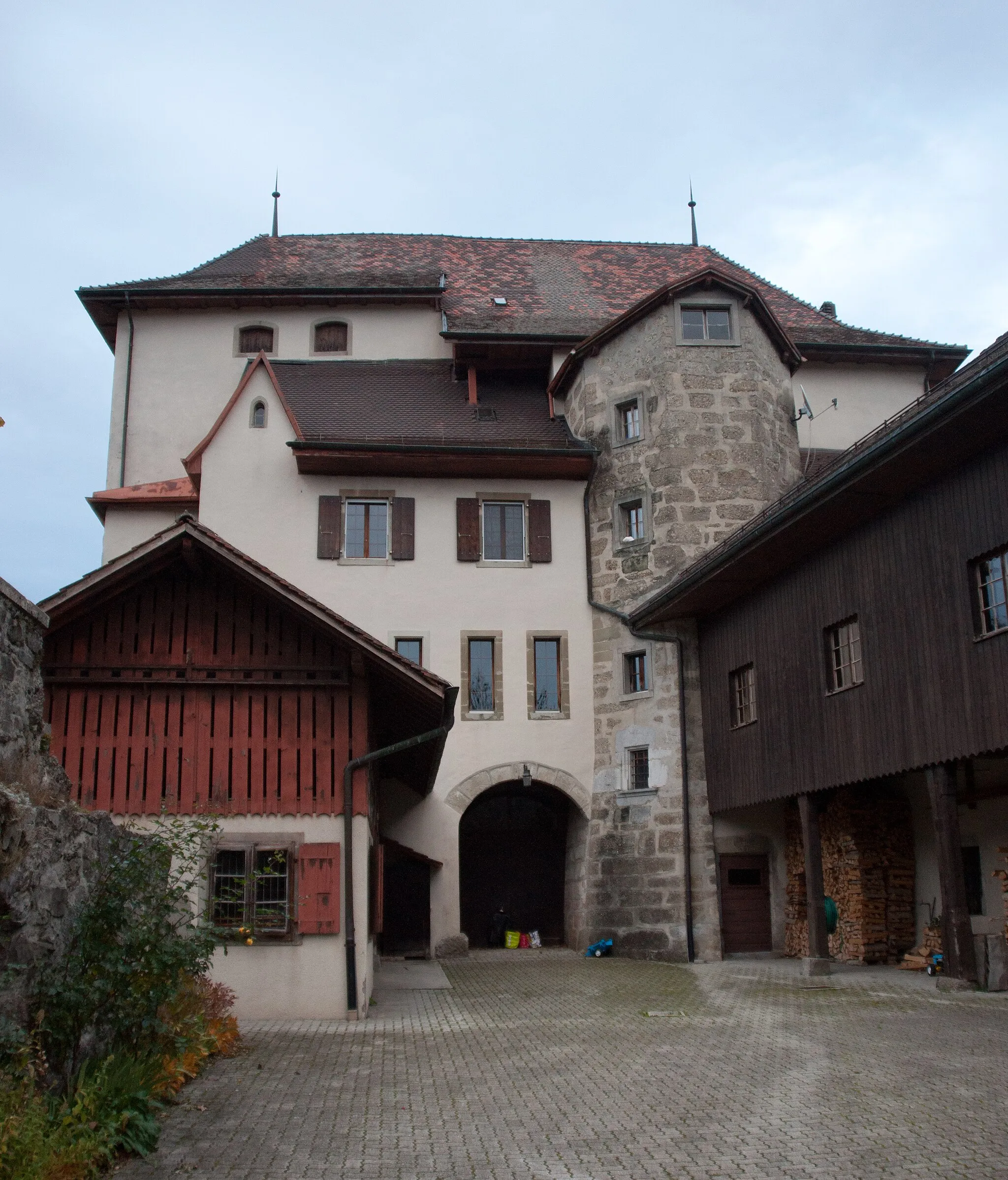 Photo showing: Le Château d'Attalens, dans le Canton de Fribourg en Suisse.