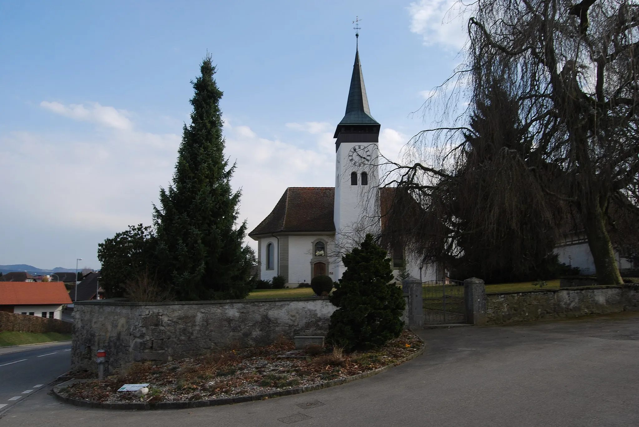 Photo showing: Protestant church of Thunstetten, canton of Bern, Switzerland