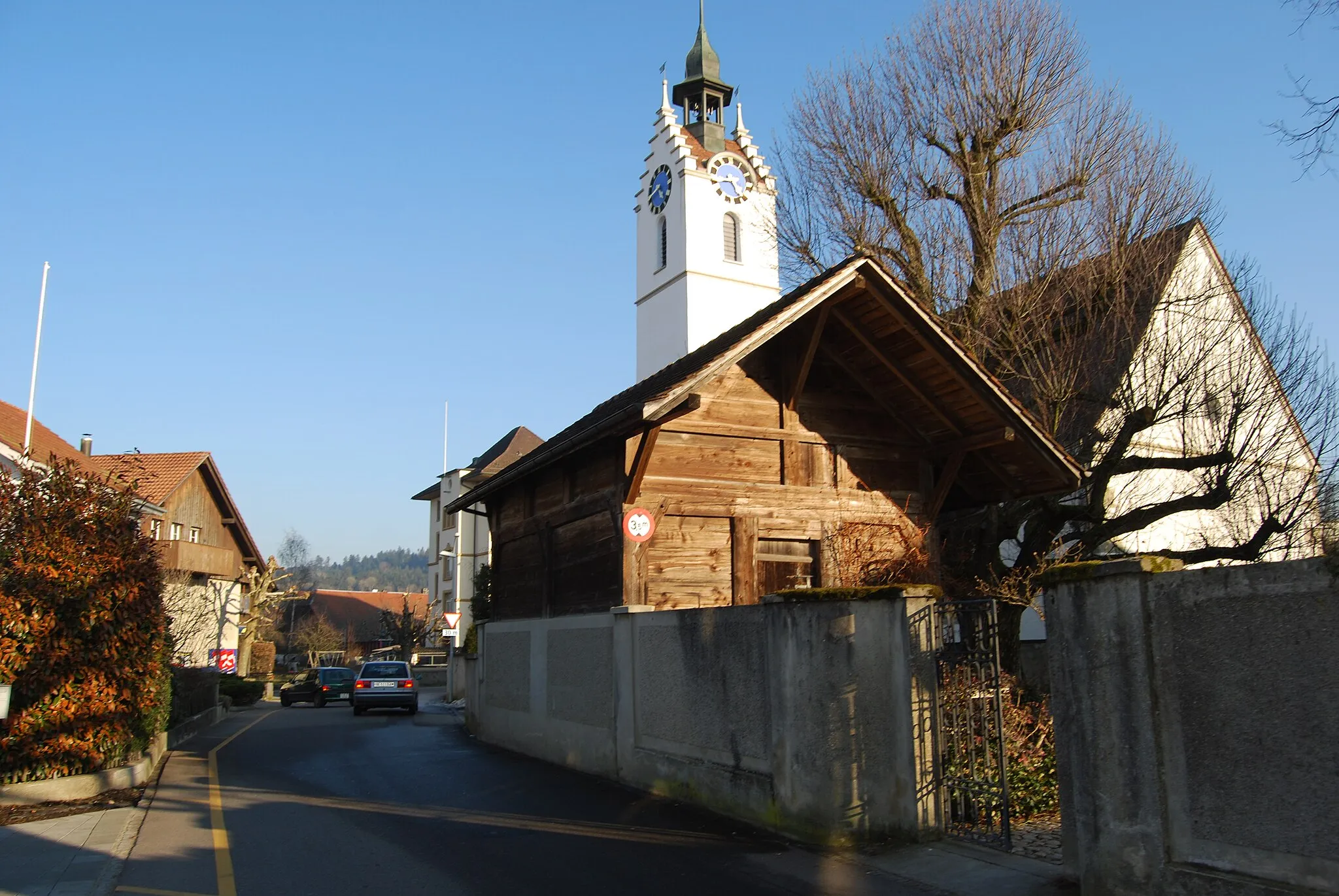 Photo showing: Protestant Church of Lotzwil, canton of Bern, Switzerland