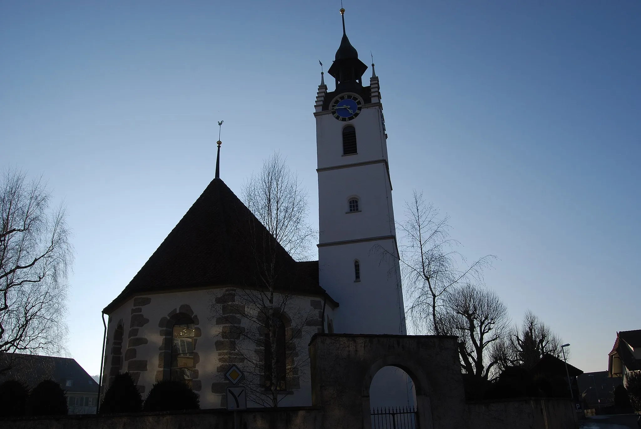 Photo showing: Protestant Church of Lotzwil, canton of Bern, Switzerland