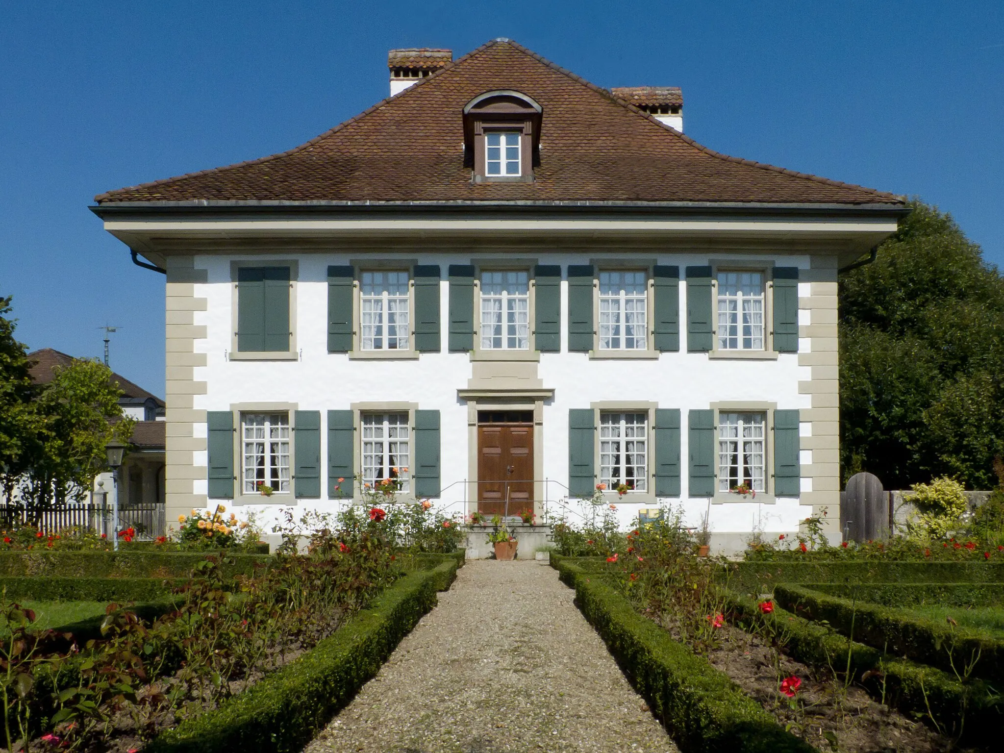 Photo showing: Lotzwil Pfarrhaus, Südfassade