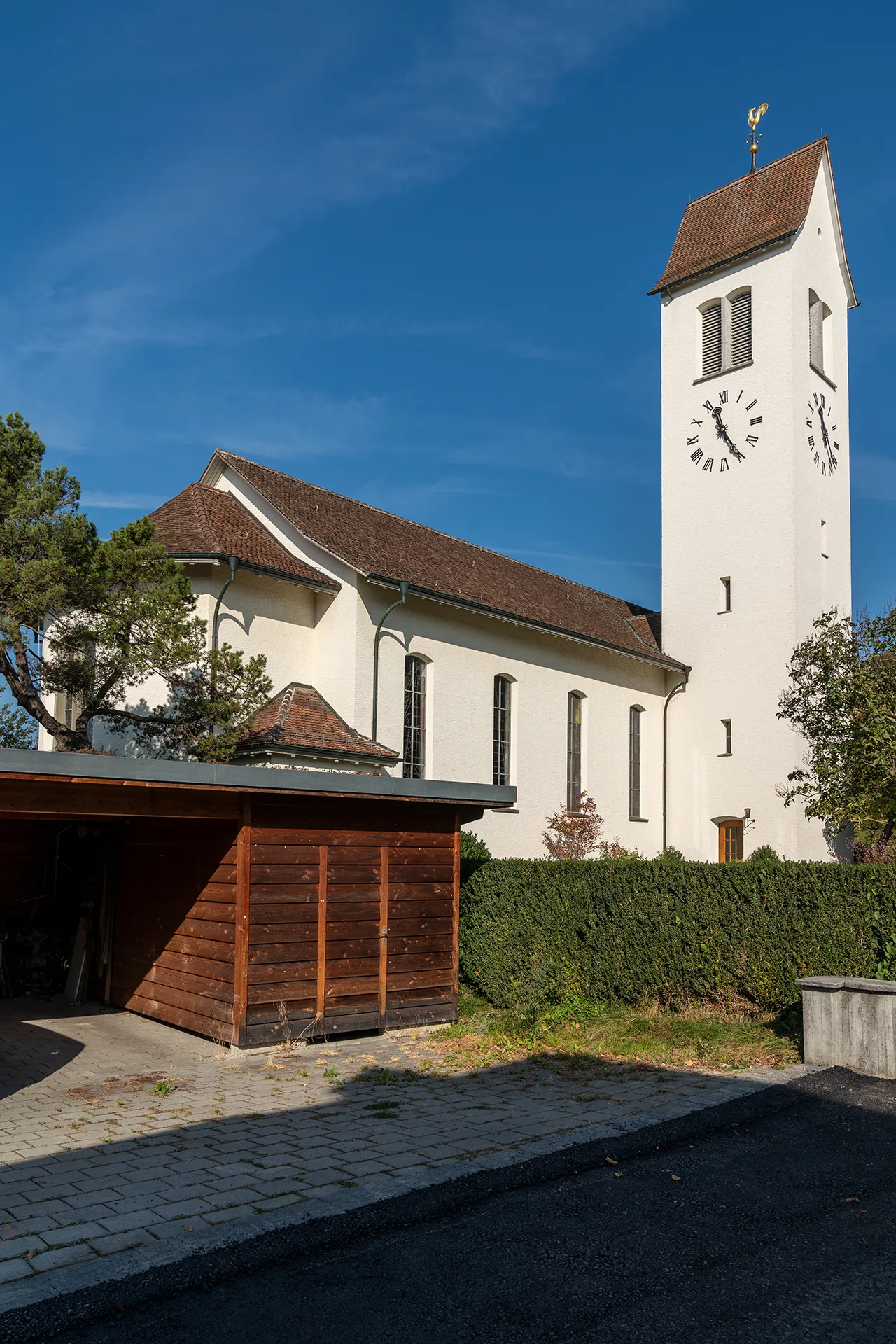 Photo showing: Reformierte Kirche in Gümligen (BE)